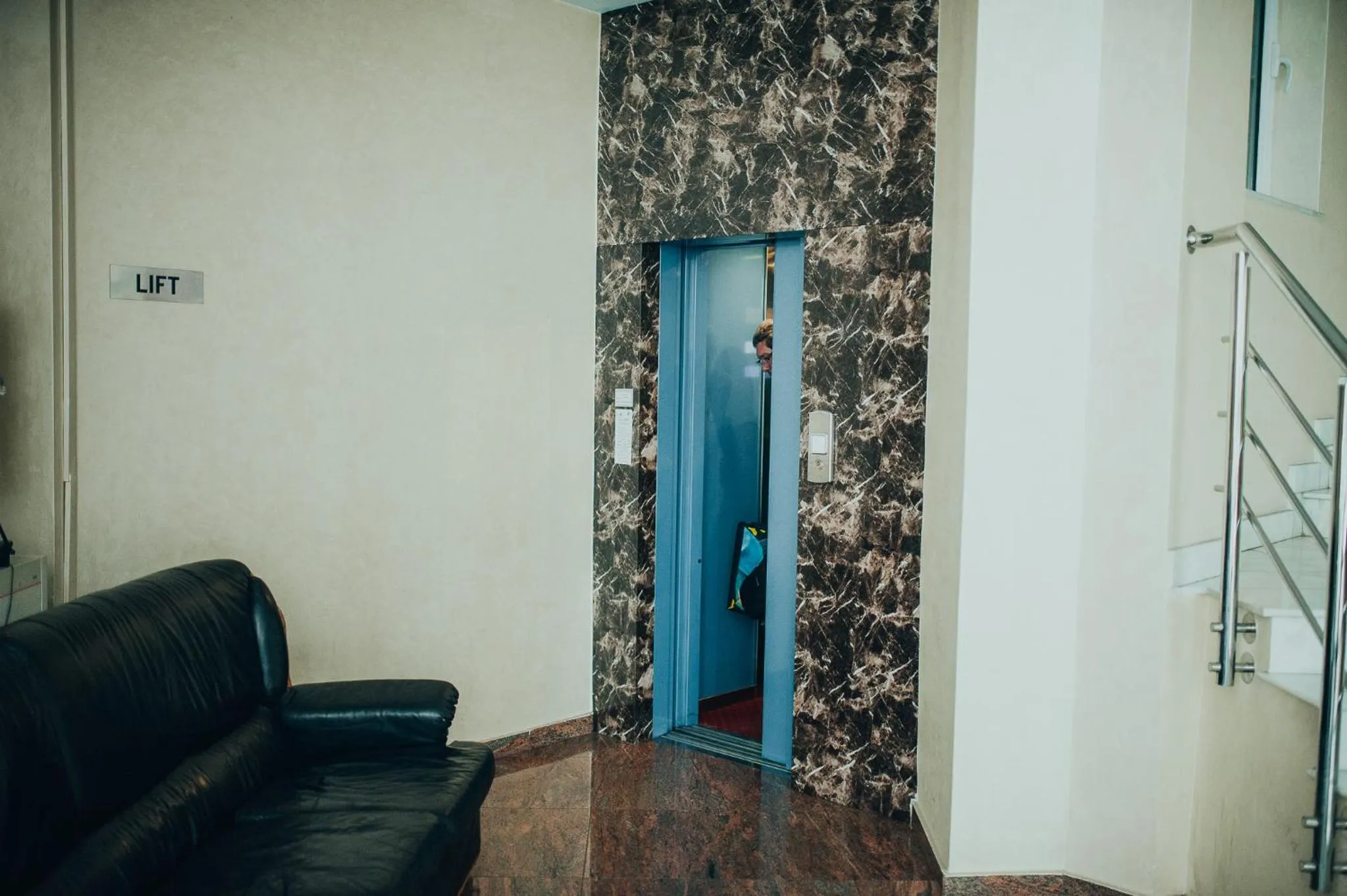 elevator in Hotel Bavaria