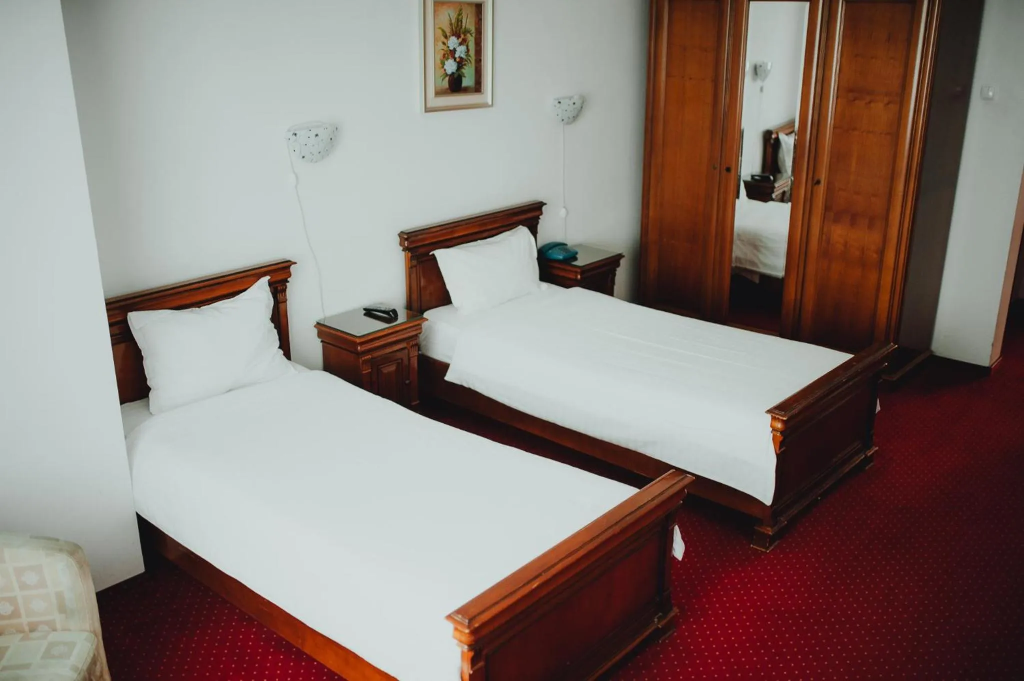Bed in Hotel Bavaria