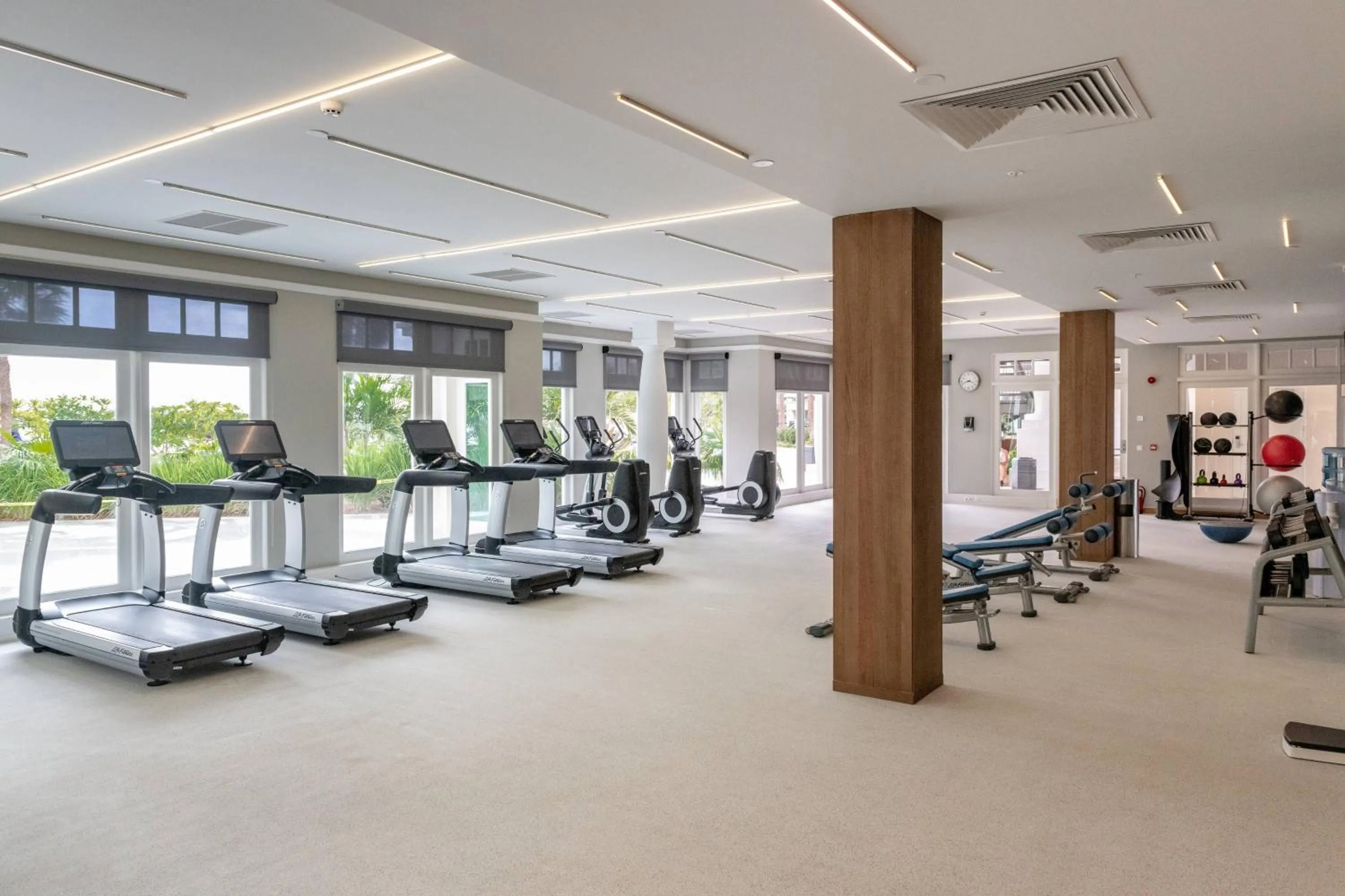 Fitness centre/facilities in Curaçao Marriott Beach Resort