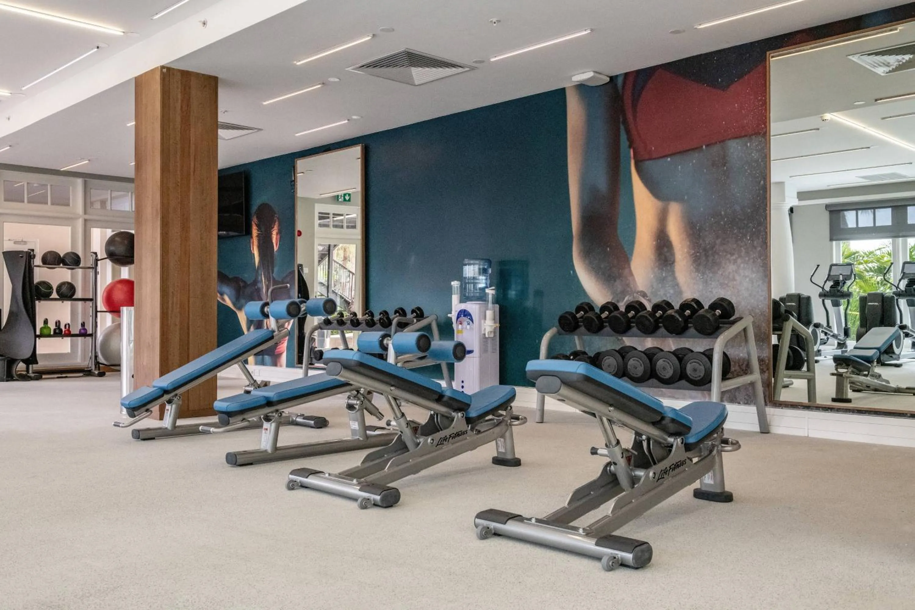 Fitness centre/facilities in Curaçao Marriott Beach Resort