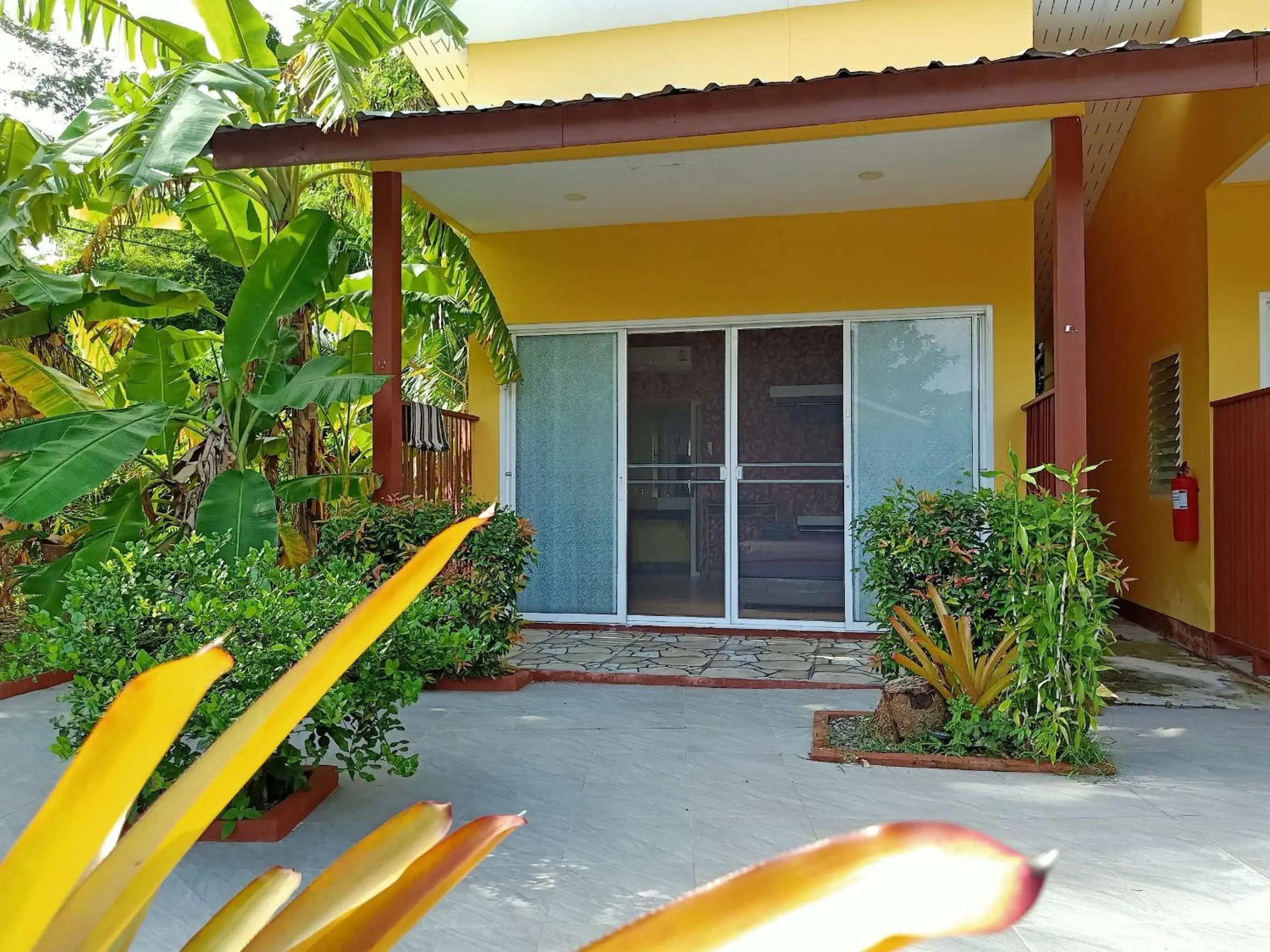 Seating area in Ban Elephant Blanc Bungalow
