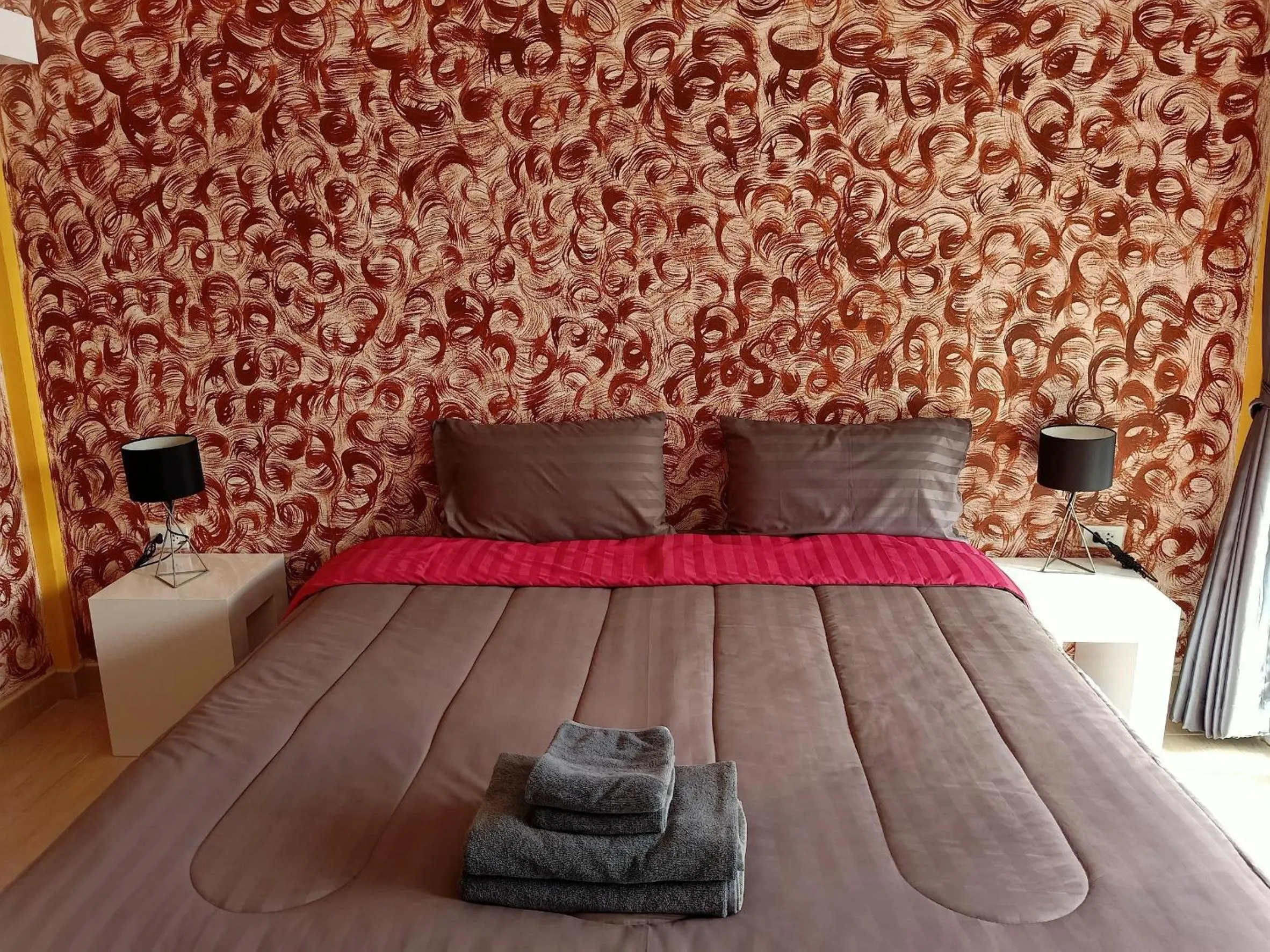 Bed in Ban Elephant Blanc Bungalow