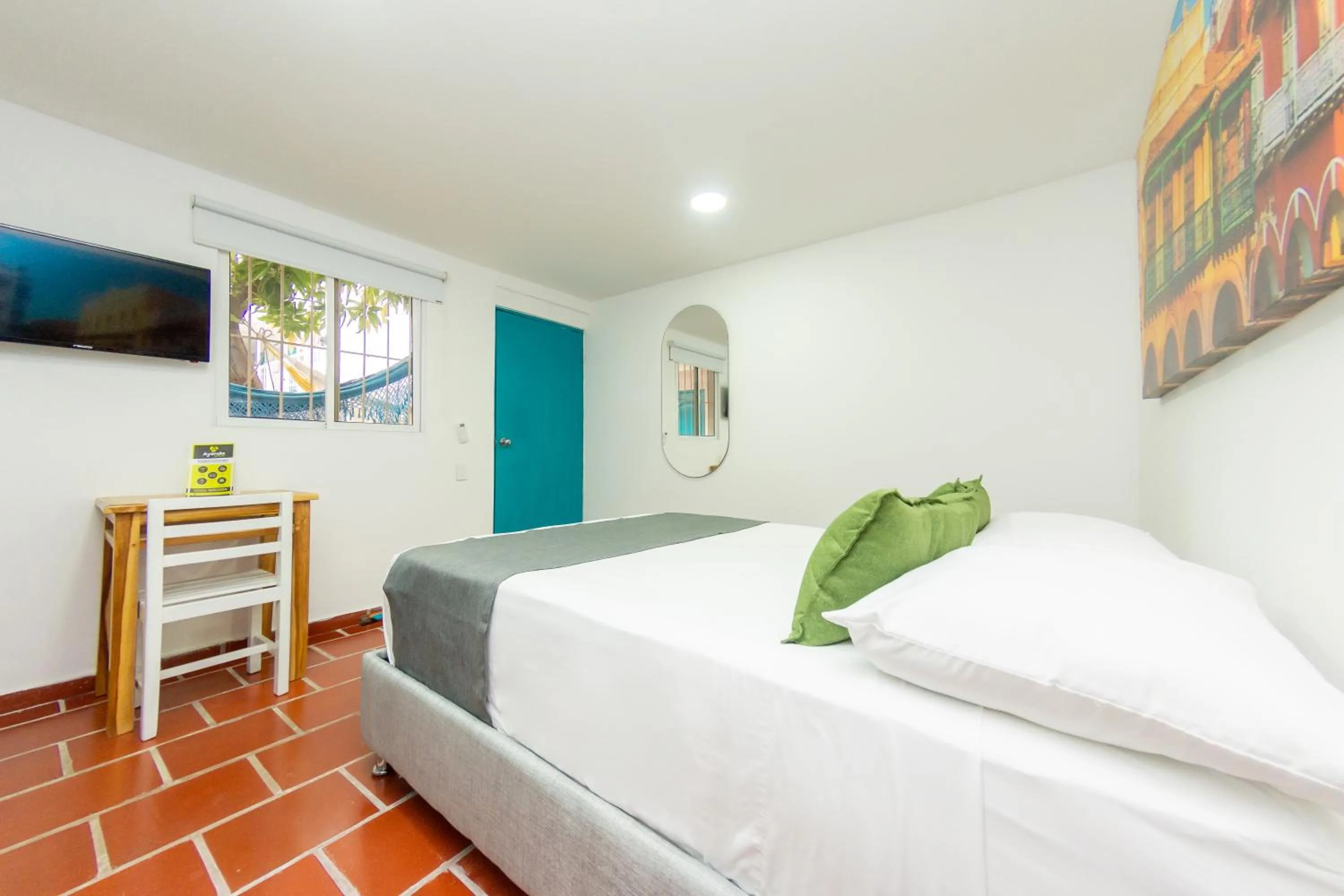 Bedroom, Bed in Hotel Ayenda Cartagena Blue 1804