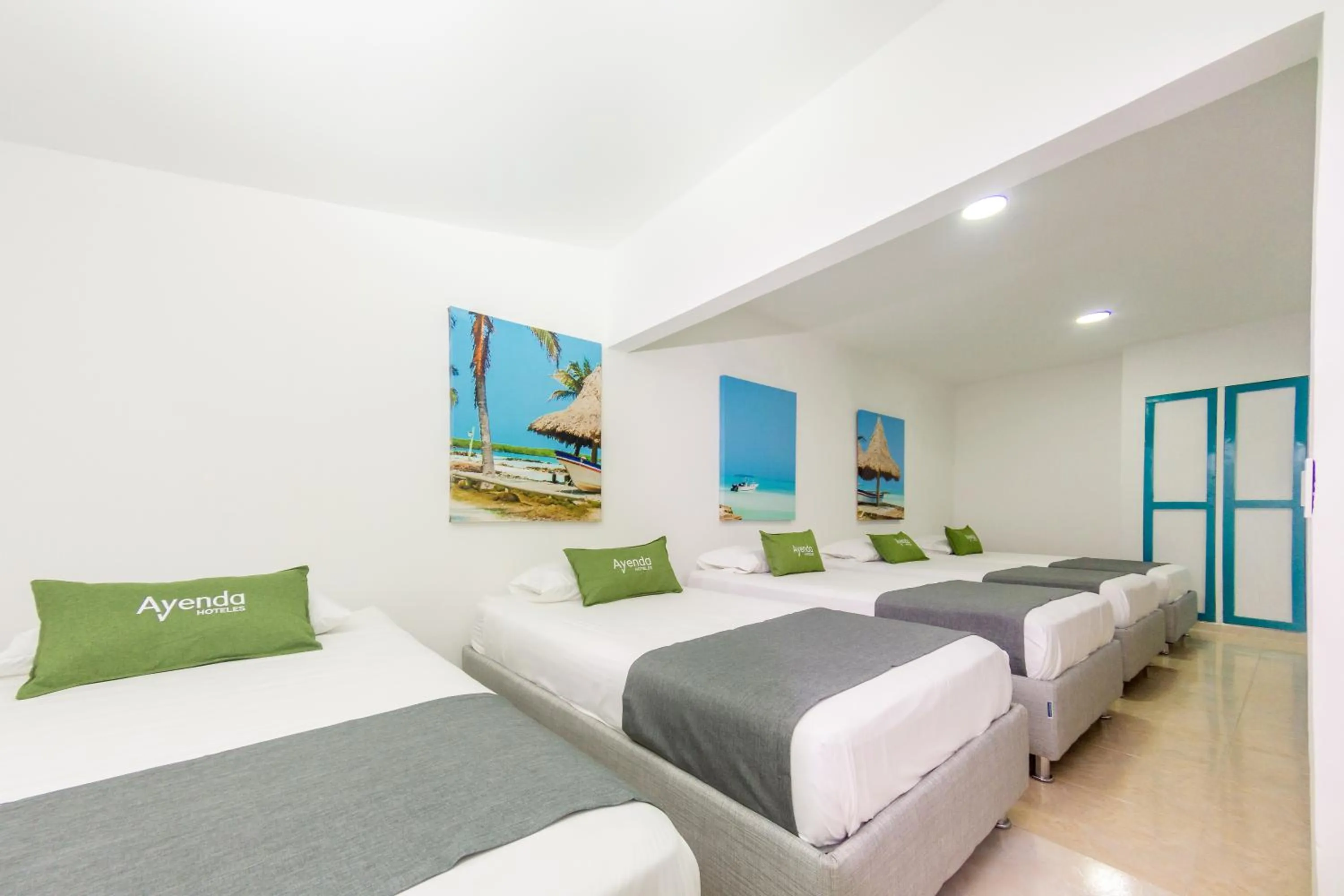 Bedroom, Bed in Hotel Ayenda Cartagena Blue 1804