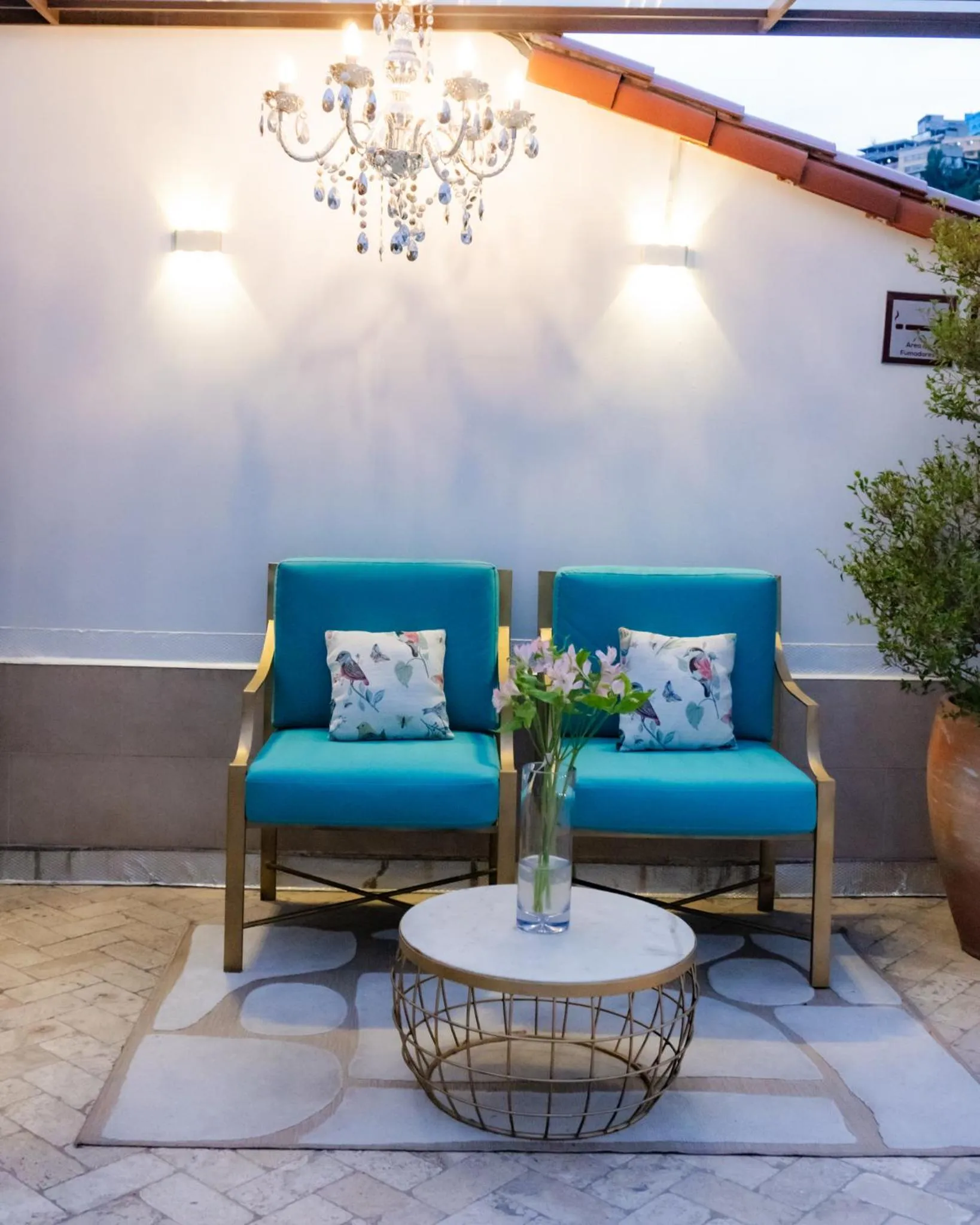 Patio in Adamas House Hotel Boutique