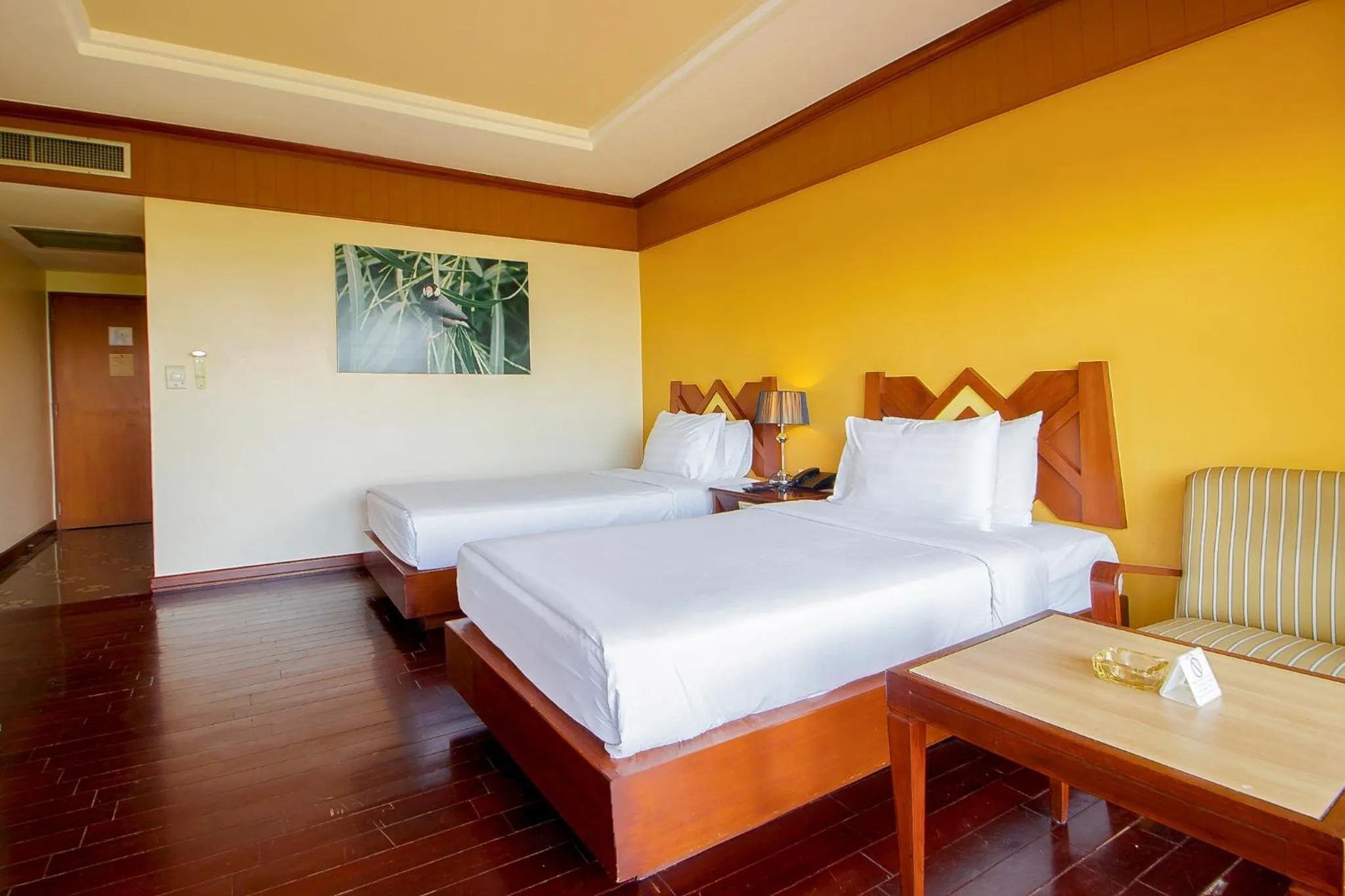 Bed in Garden Sea View Resort