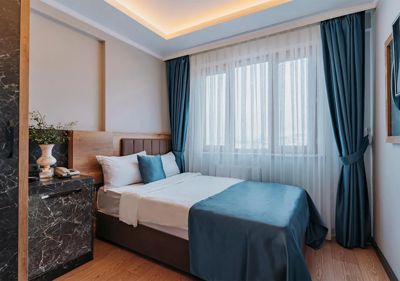 Bed in City Port Hotel Trabzon