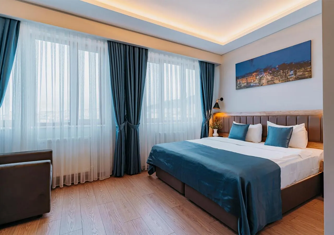 Bed in City Port Hotel Trabzon