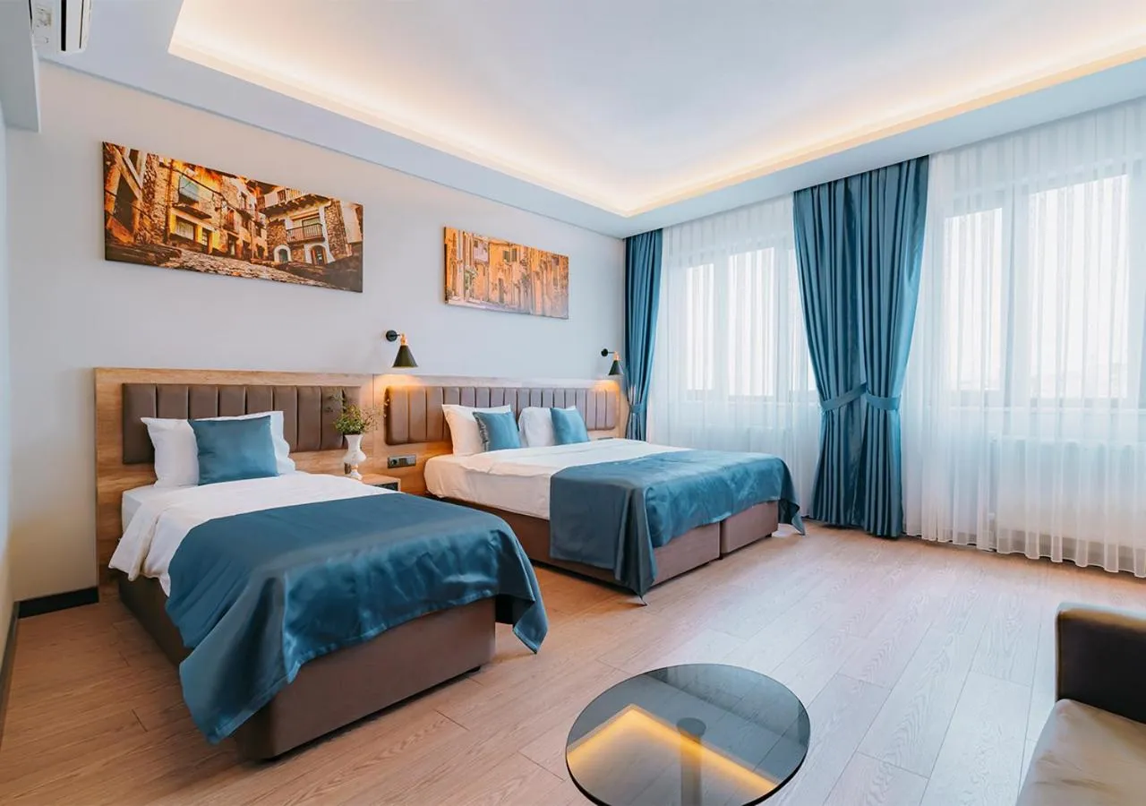 Bedroom, Bed in City Port Hotel Trabzon