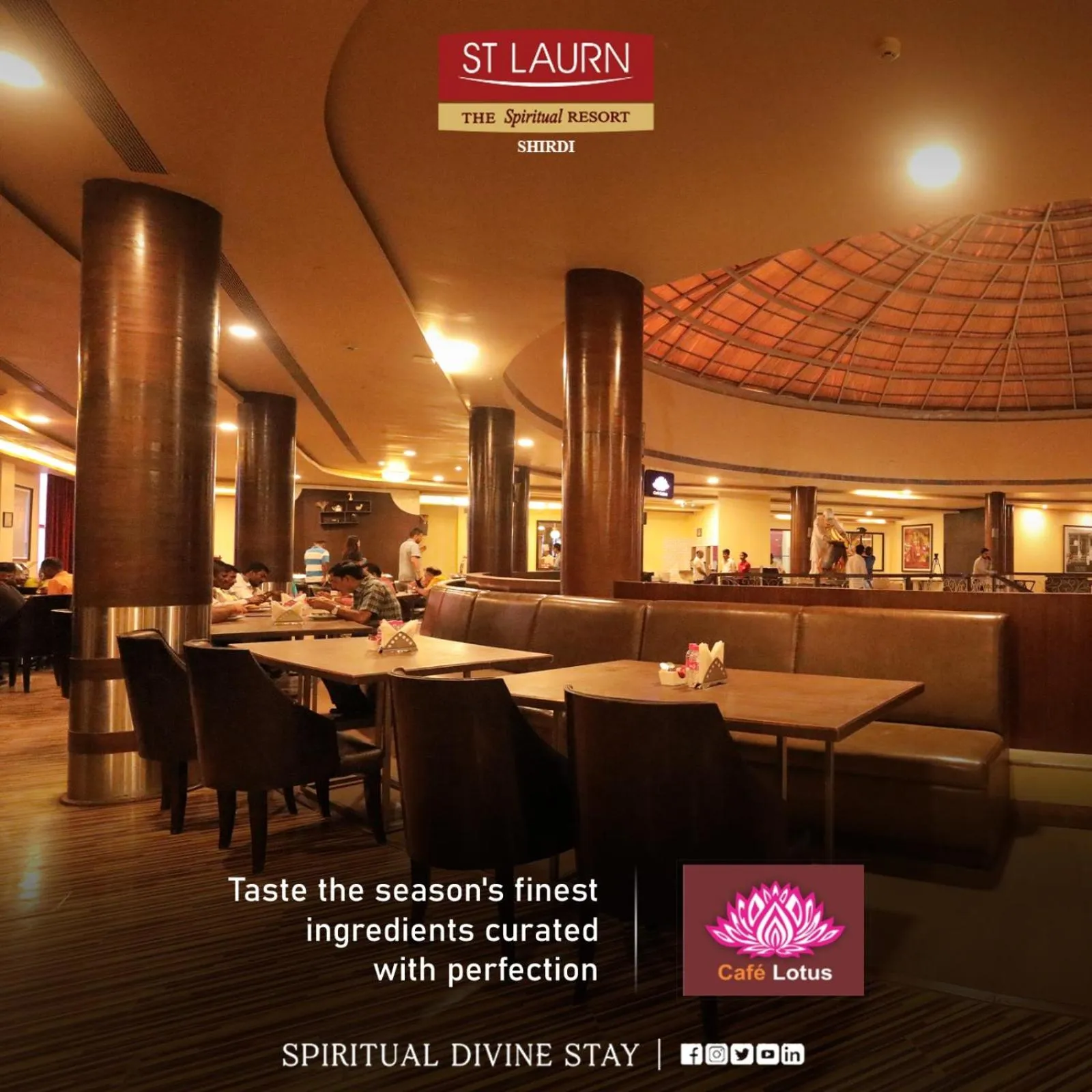 Restaurant/places to eat in St Laurn The Spiritual Resort