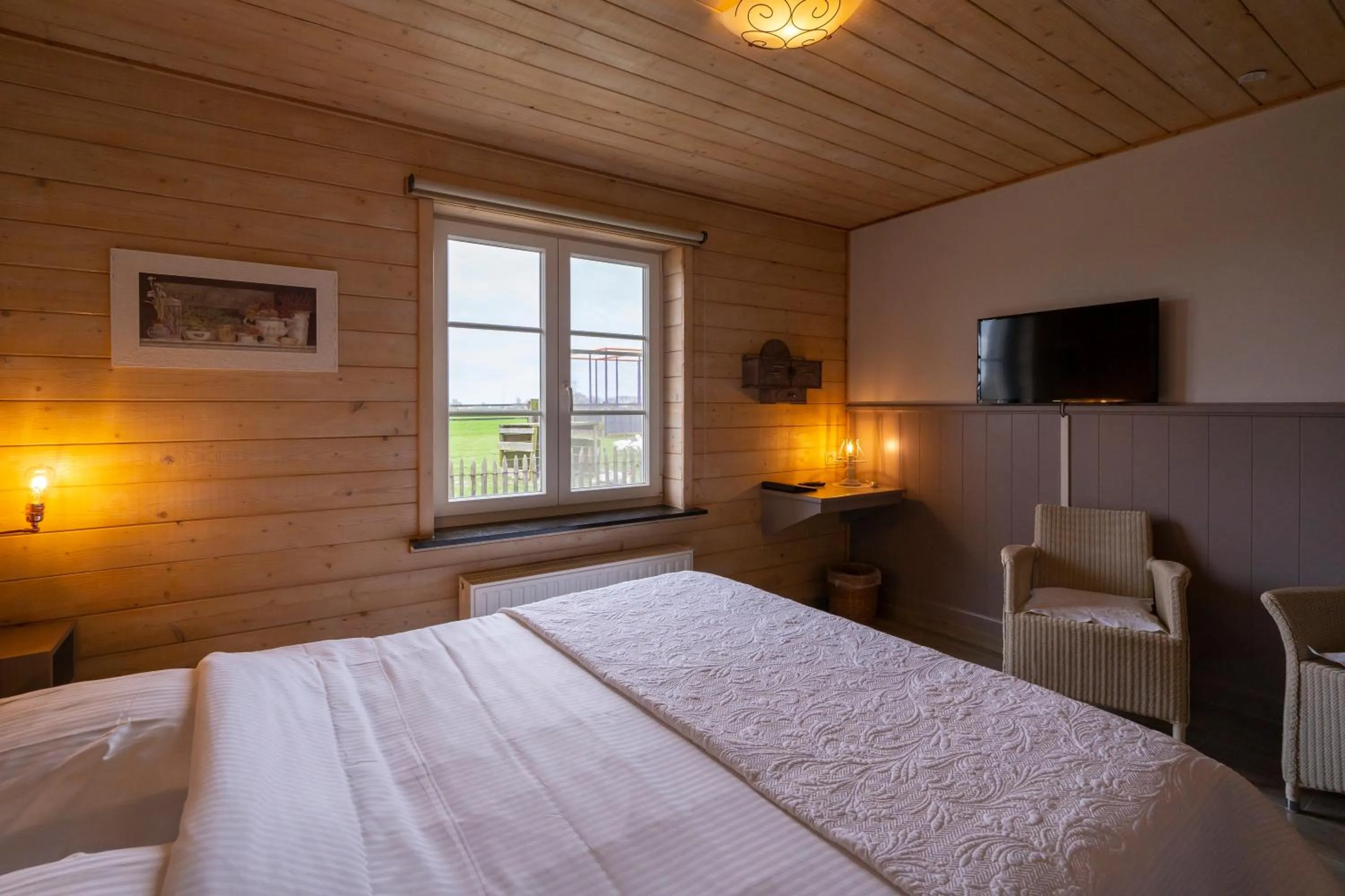 Bed in Gasthof Schraevenacker