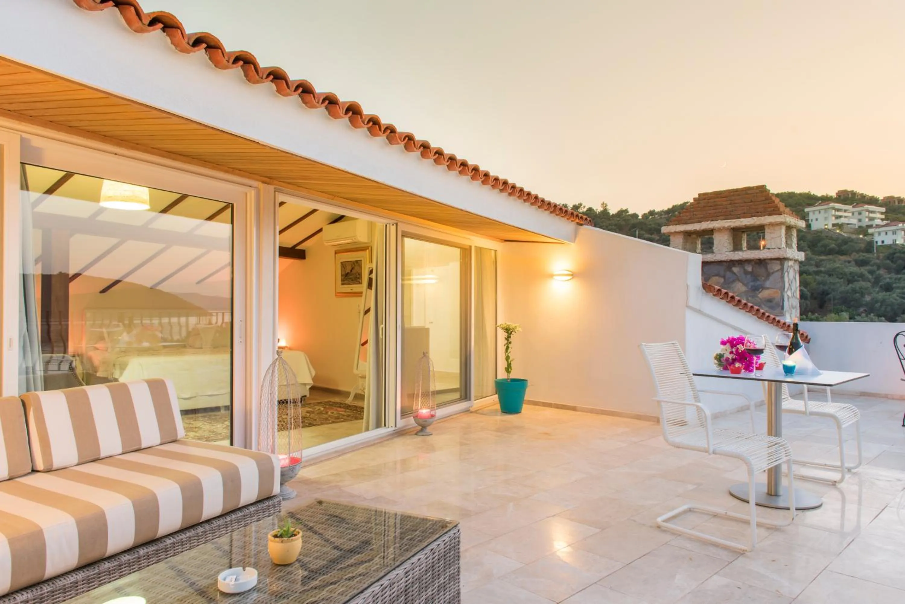 Balcony/Terrace in Yalicapkini Boutique Hotel