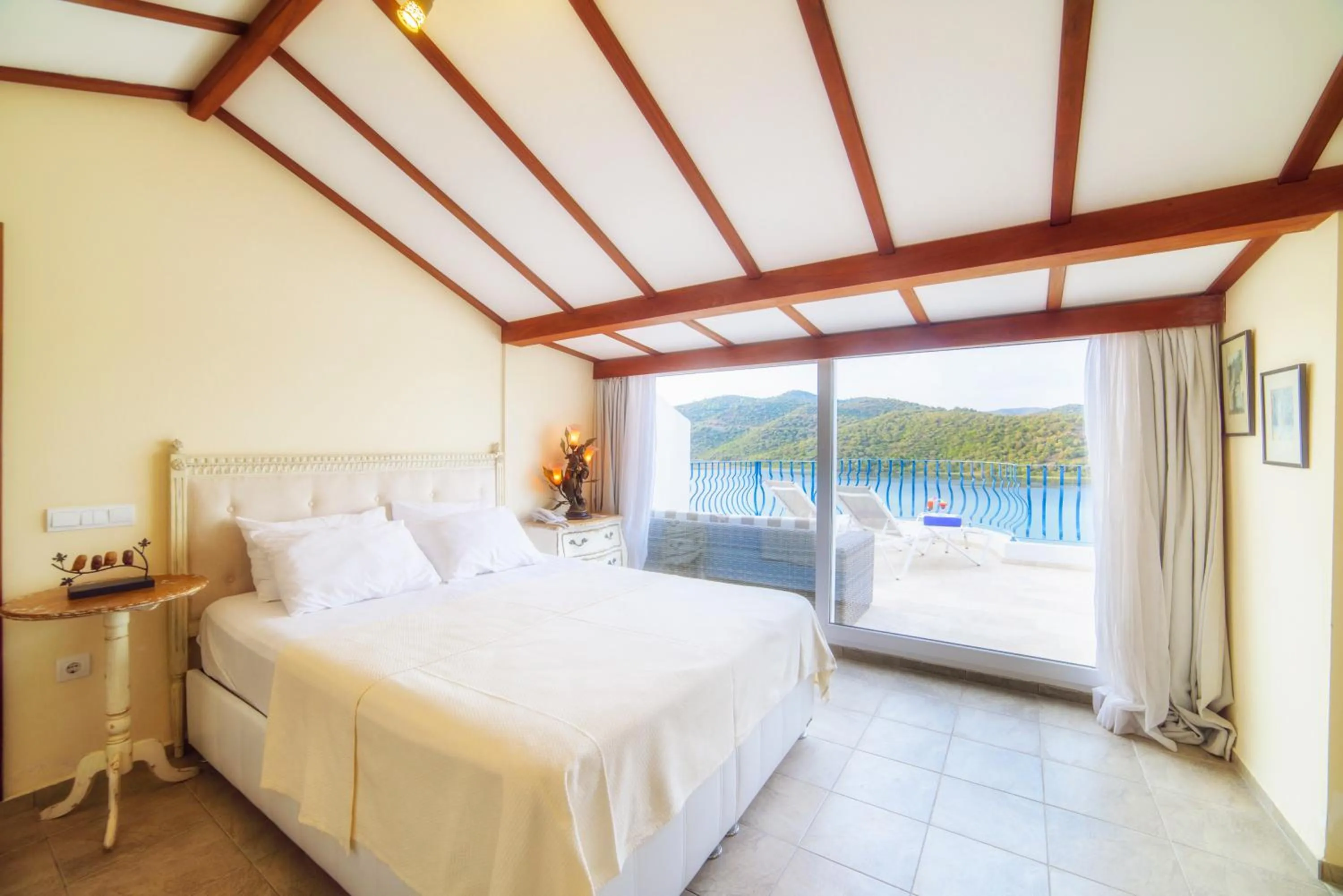 Natural landscape, Bed in Yalicapkini Boutique Hotel