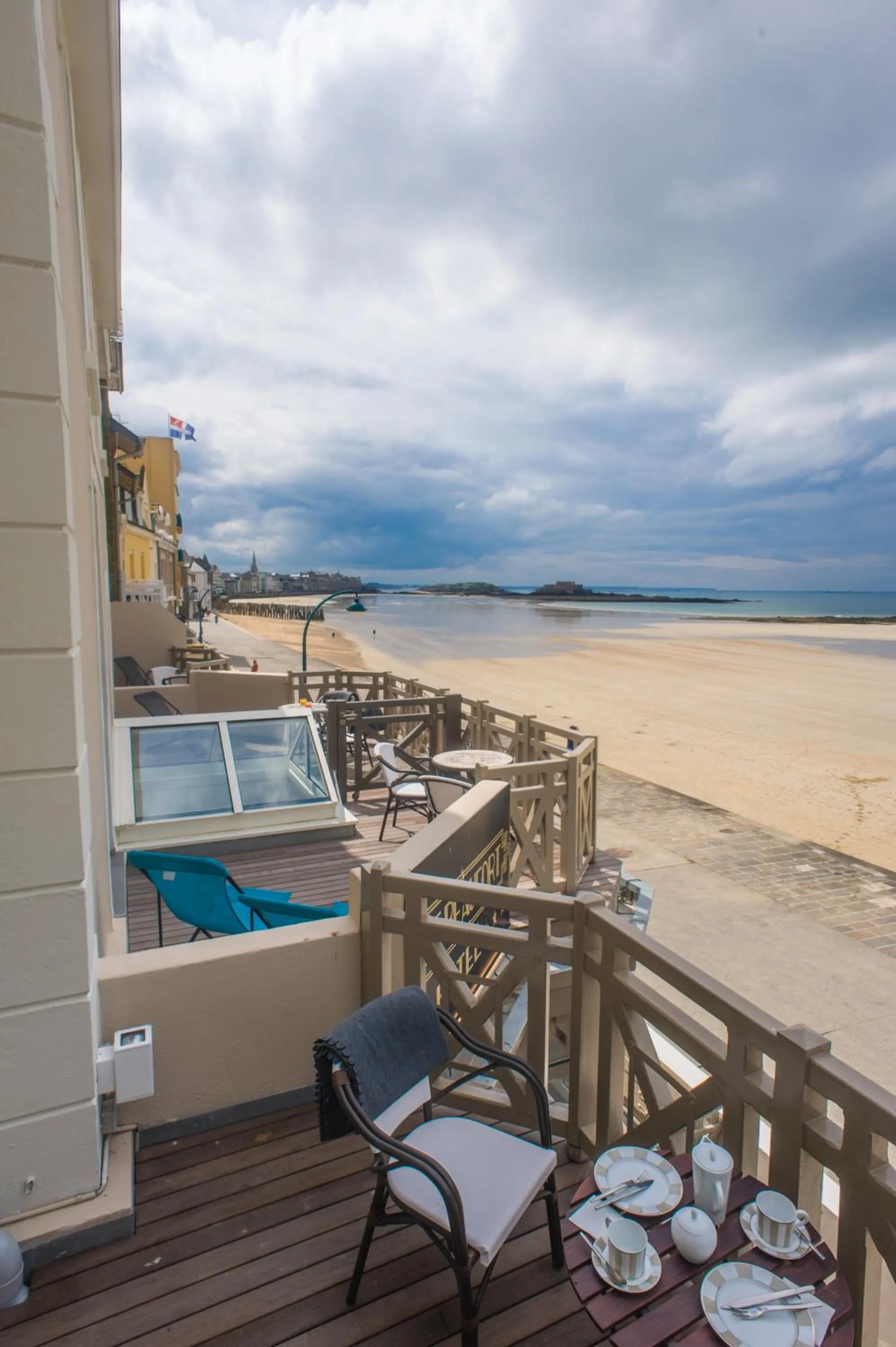 Balcony/Terrace in Hôtel Le Beaufort