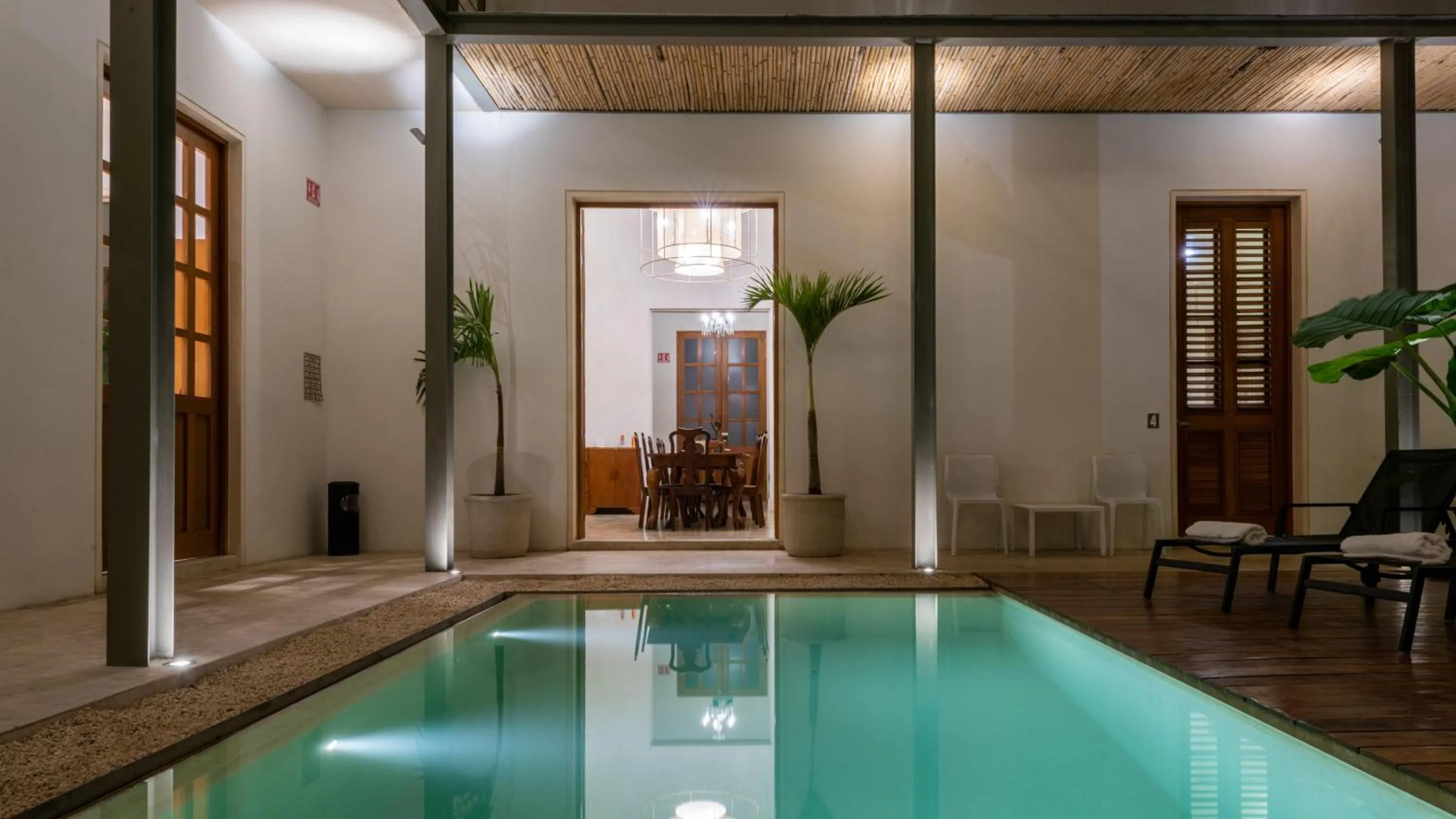 Pool view in Villa Orquídea Boutique Hotel