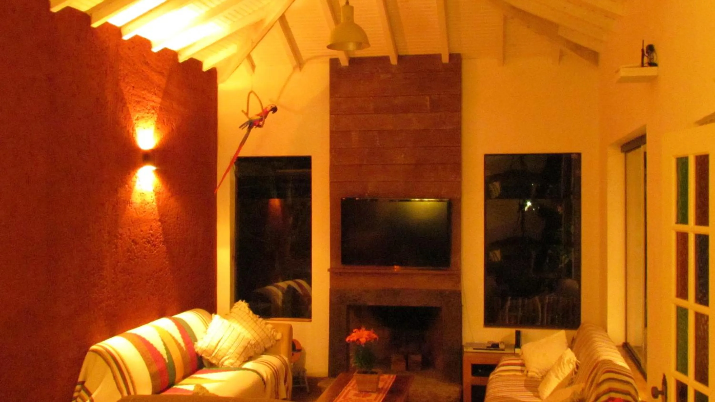 Living room in Pousada Cantares