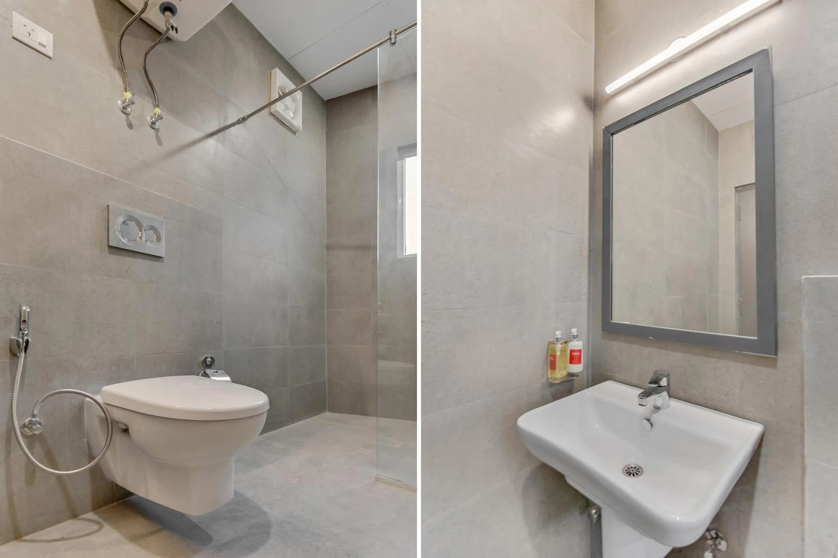 Bathroom in Super Townhouse 204 Sector 49 Near Logix city centre