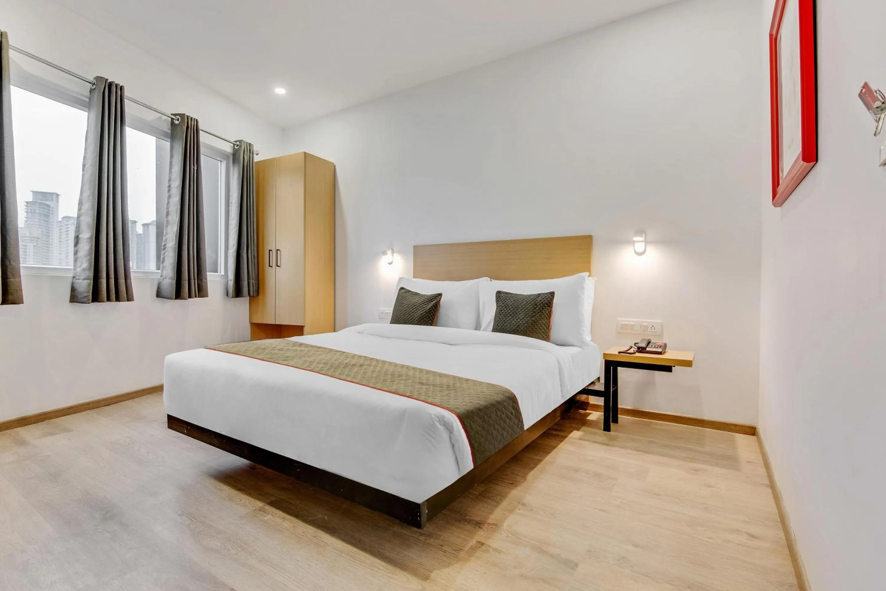 Bedroom, Bed in Super Townhouse 204 Sector 49 Near Logix city centre