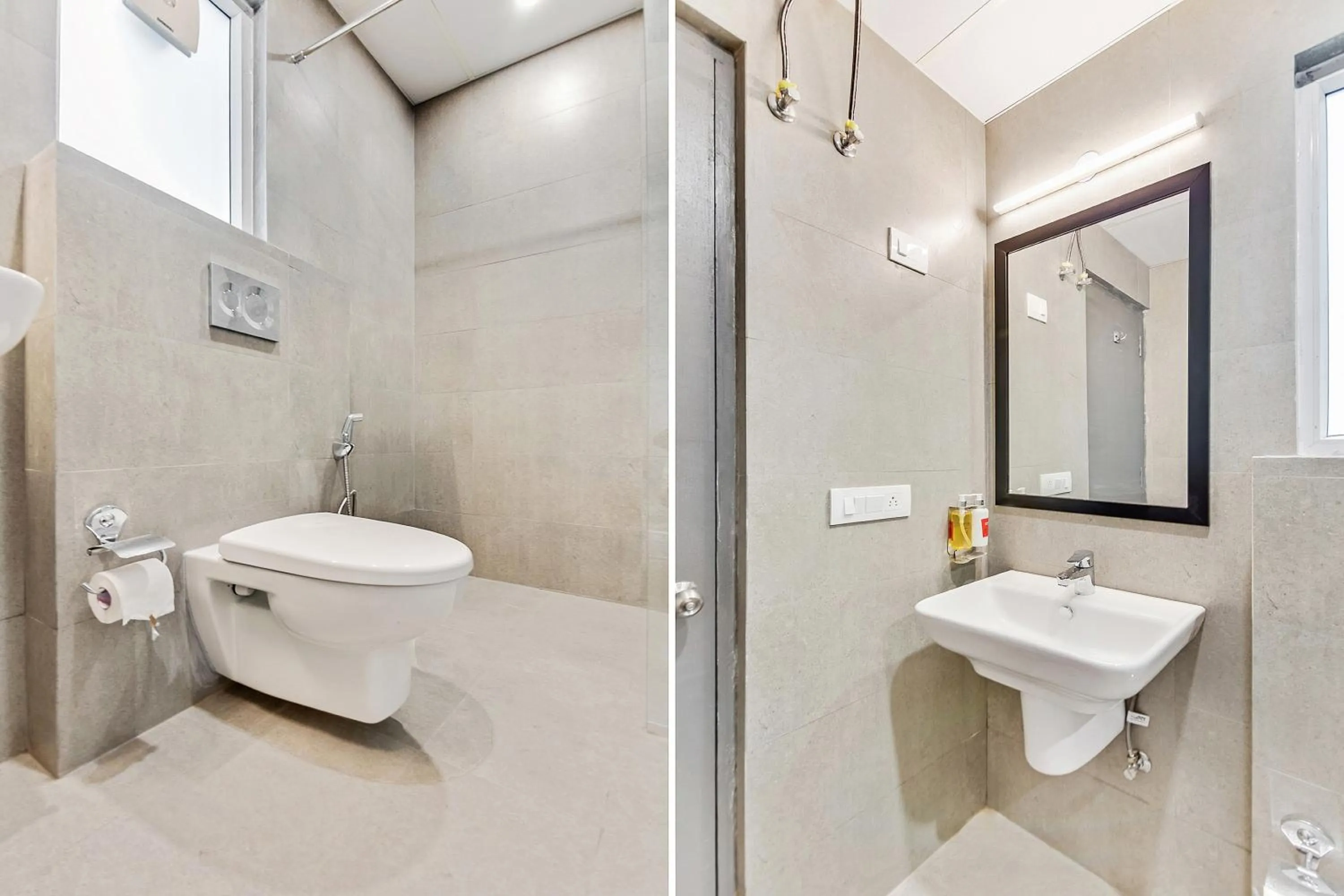 Bathroom in Super Townhouse 204 Sector 49 Near Logix city centre