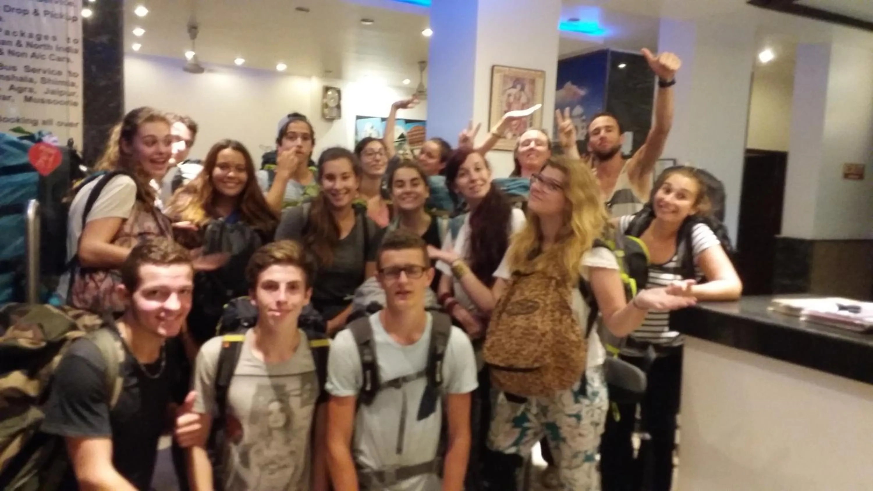 group of guests in Amax Inn