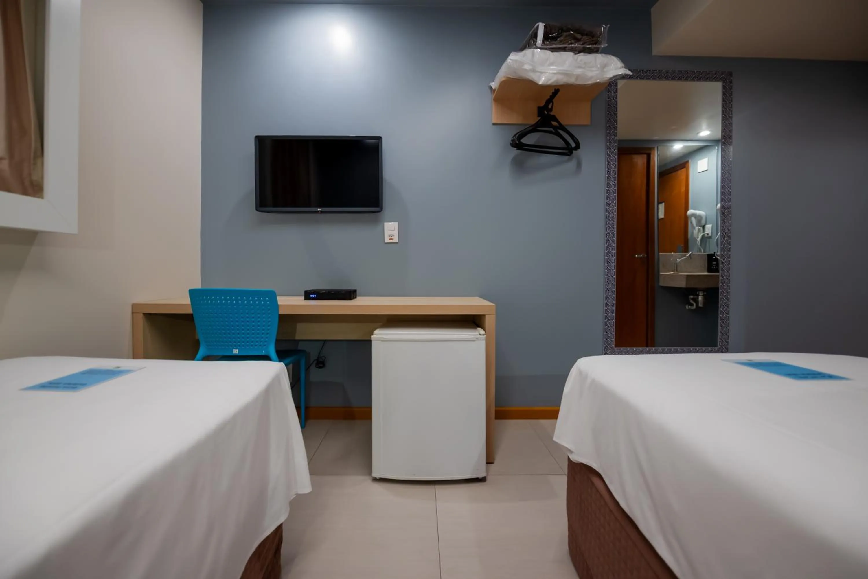 Bedroom, Bed in Ibis Styles Belém Hangar