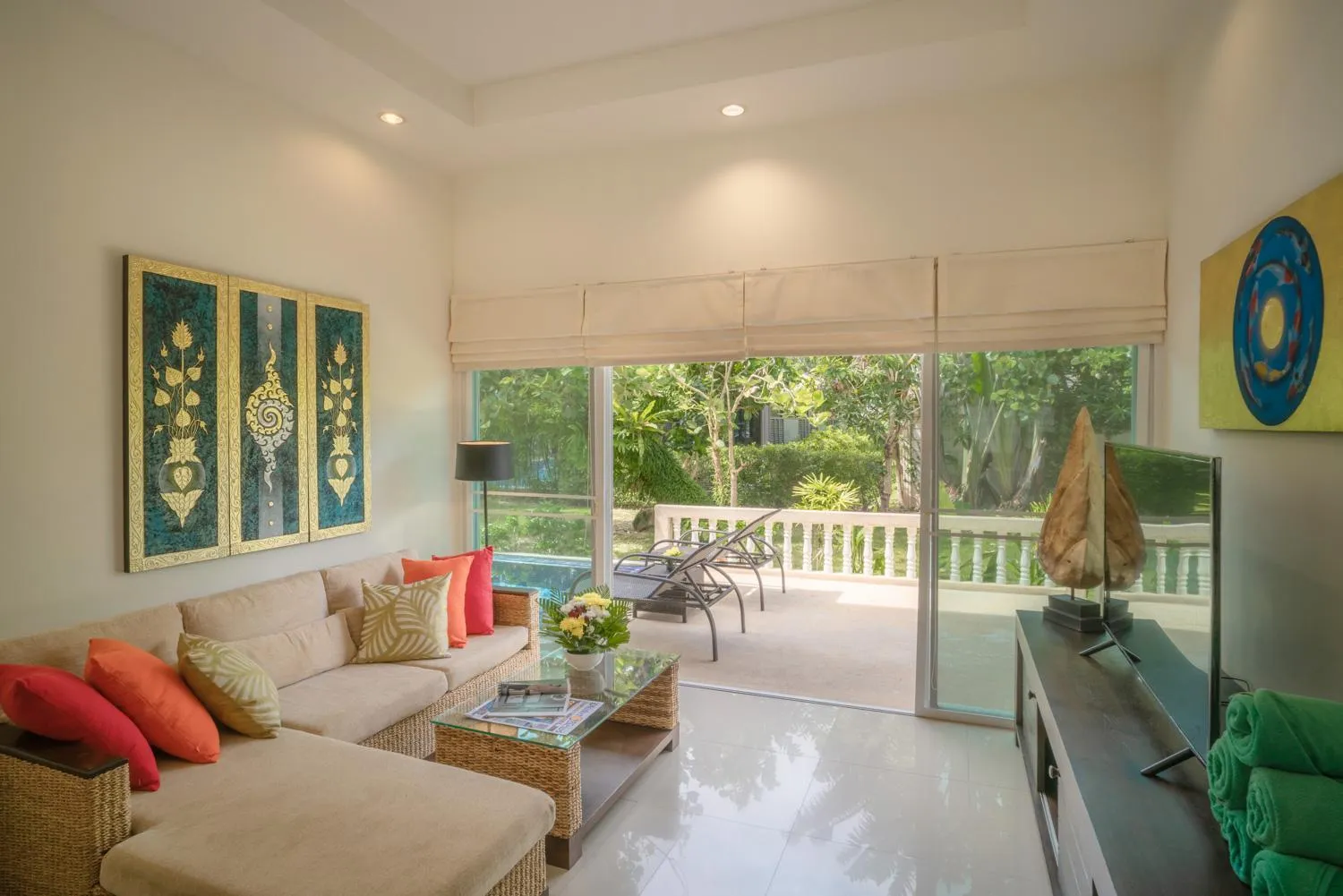 Living room in Layantara Villas