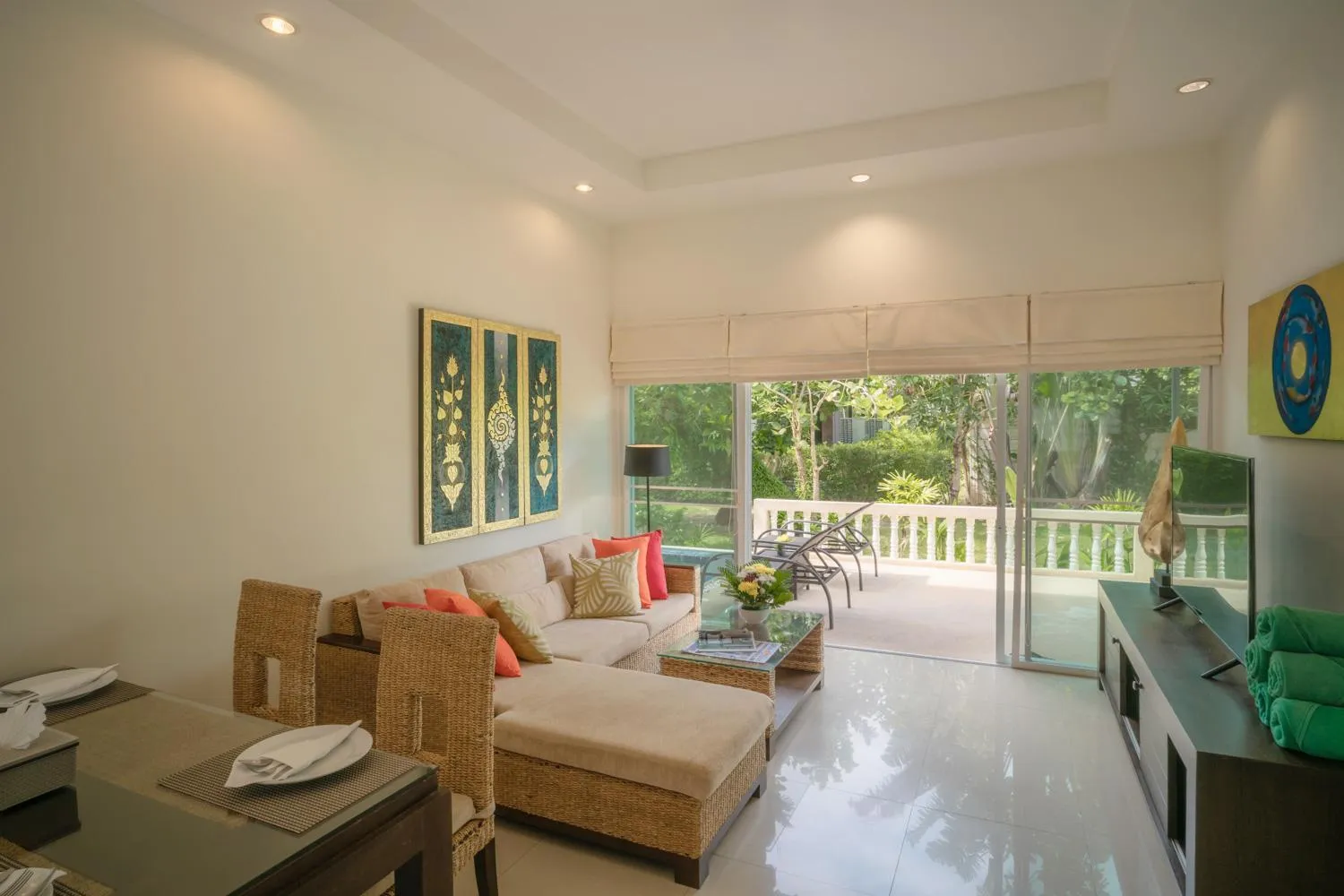 Living room in Layantara Villas