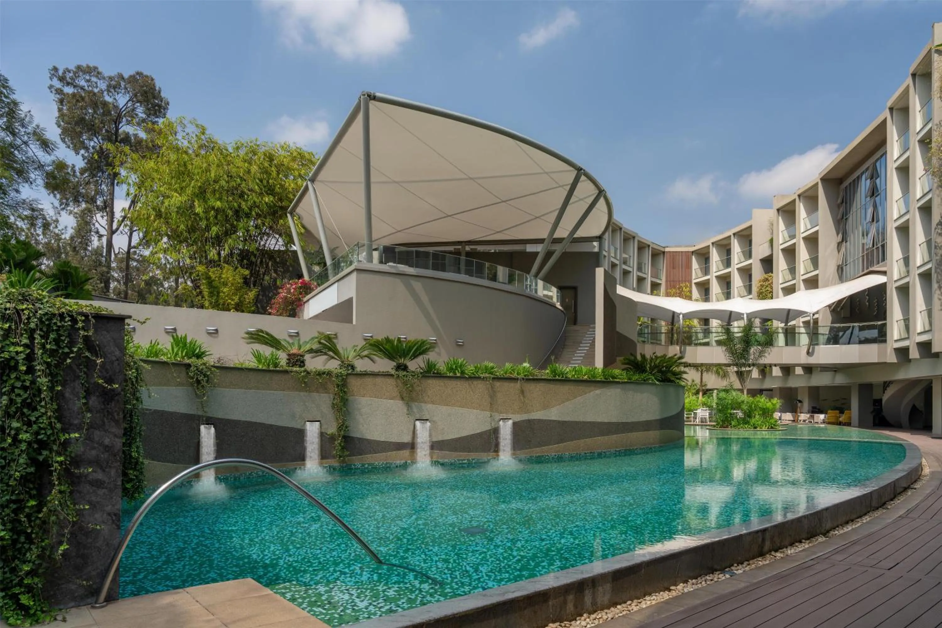 Pool view in Radisson Blu Hotel & Residence Nairobi Arboretum