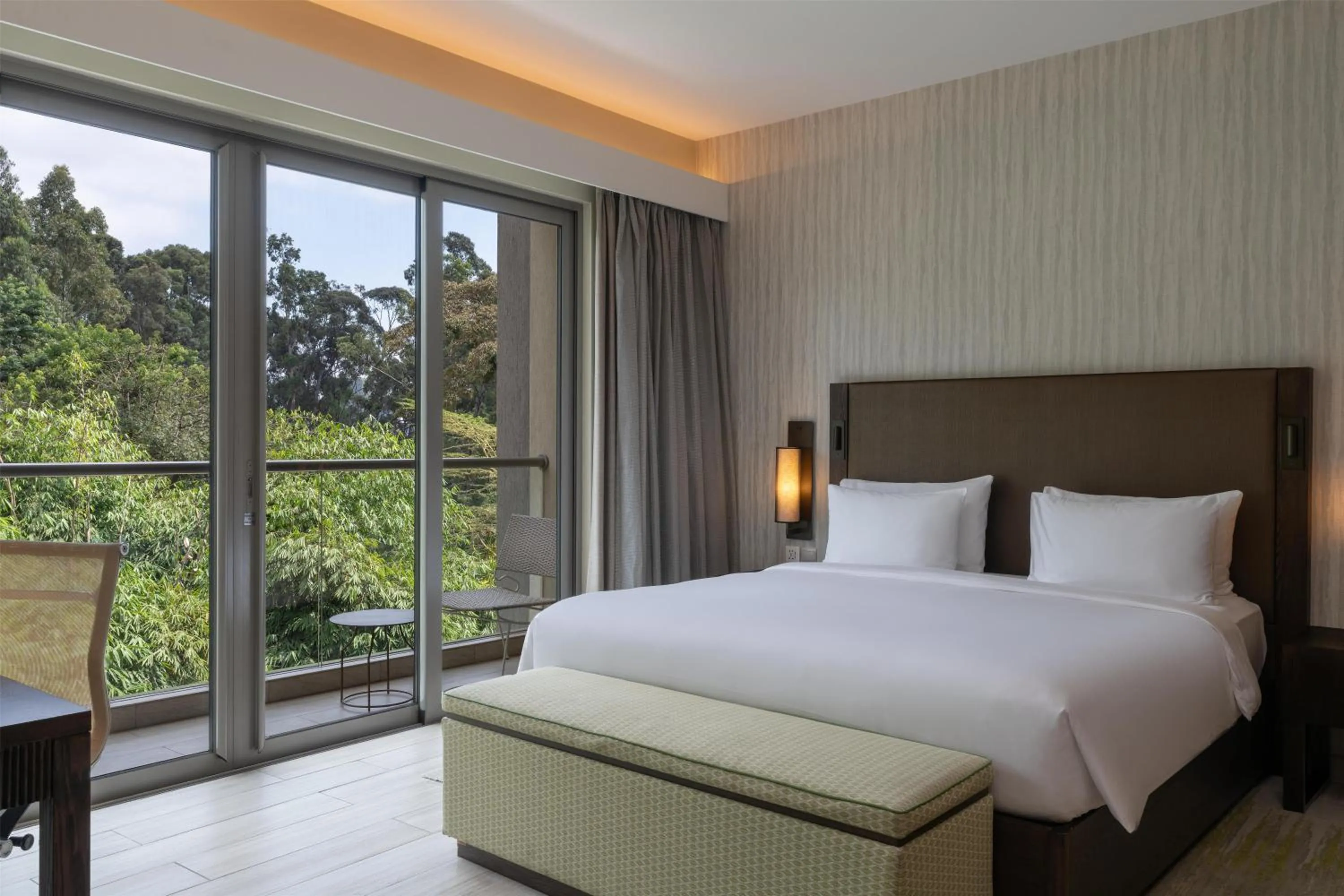 View (from property/room), Bed in Radisson Blu Hotel & Residence Nairobi Arboretum