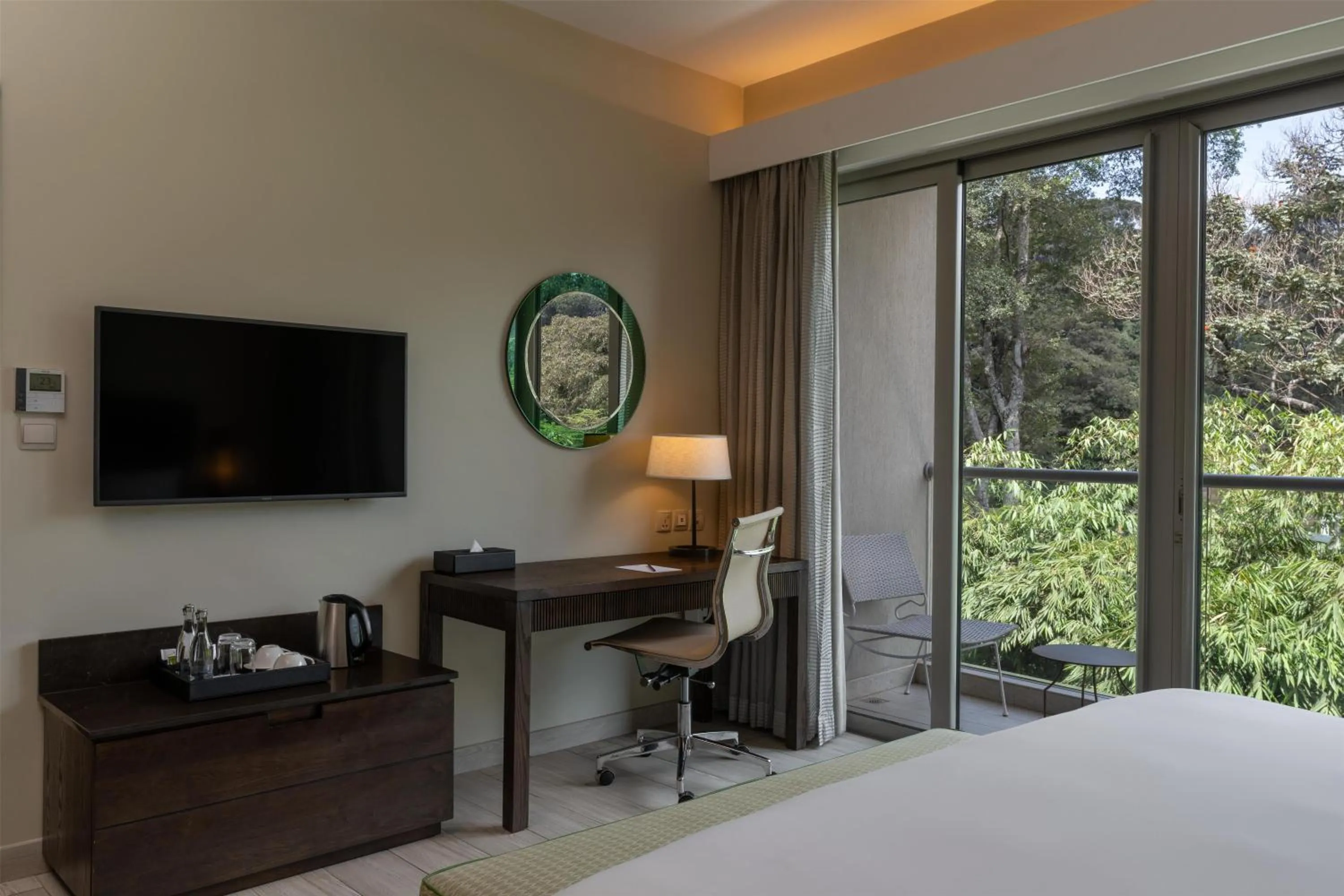 View (from property/room), Bed in Radisson Blu Hotel & Residence Nairobi Arboretum
