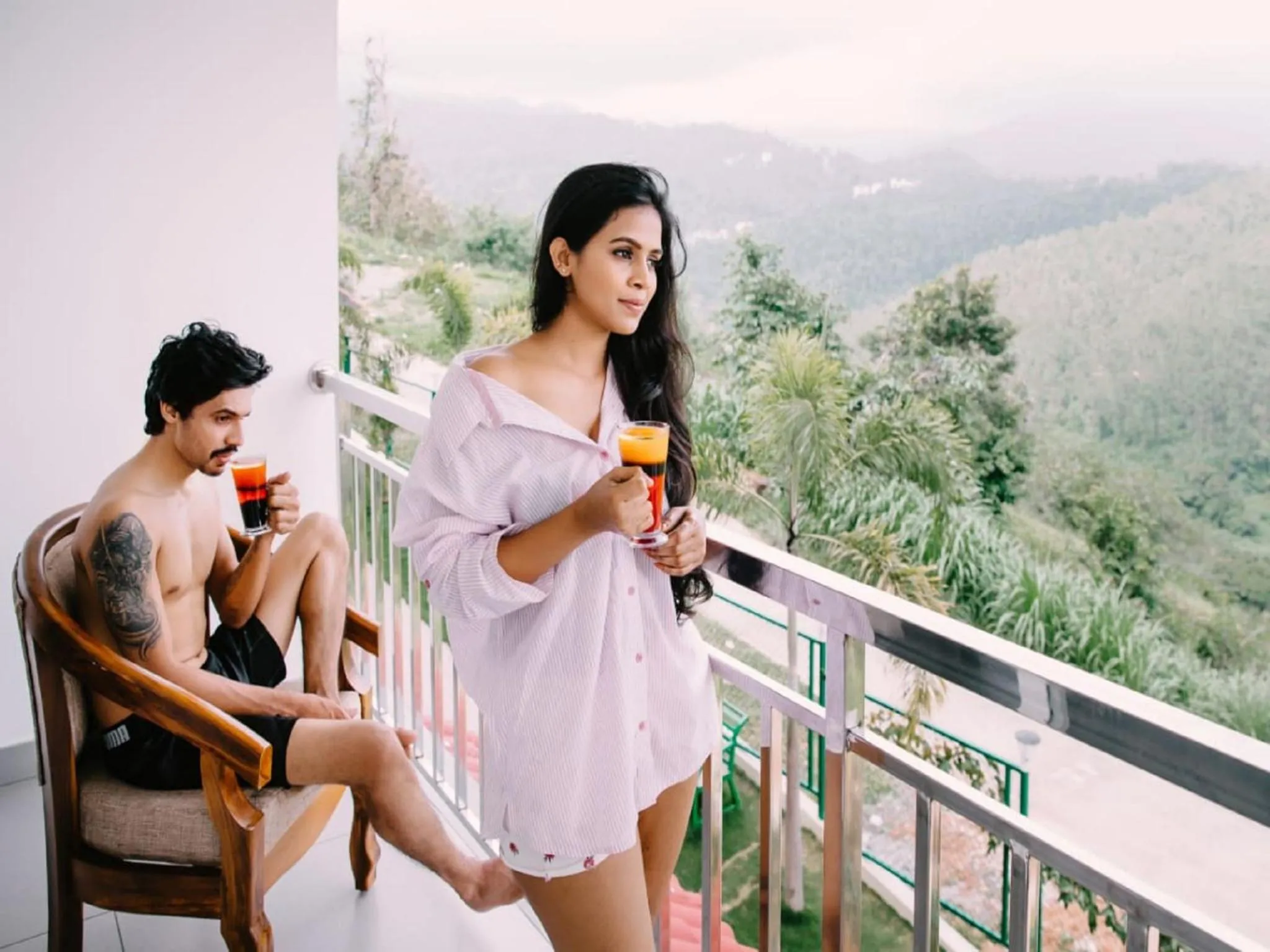 Balcony/Terrace in The Lake View Munnar