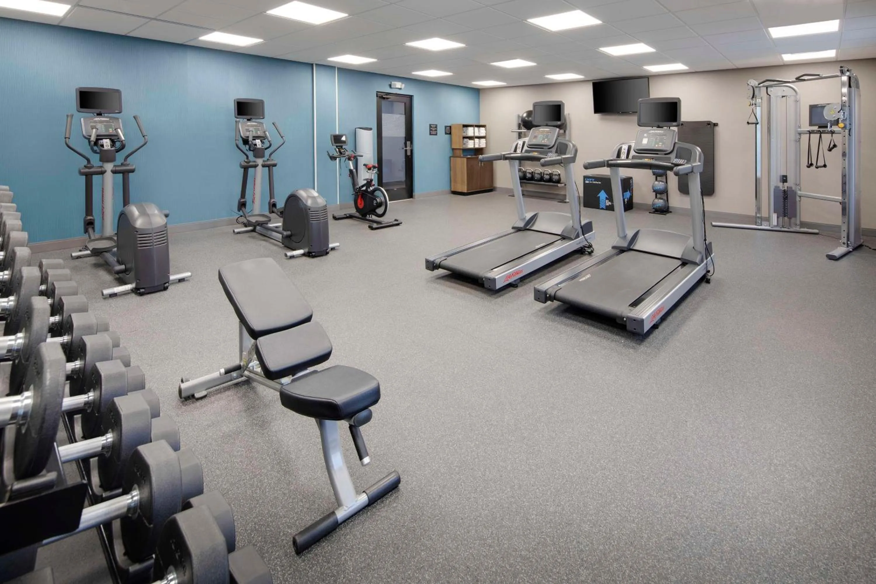 Fitness centre/facilities in Hampton Inn & Suites D'Iberville Biloxi