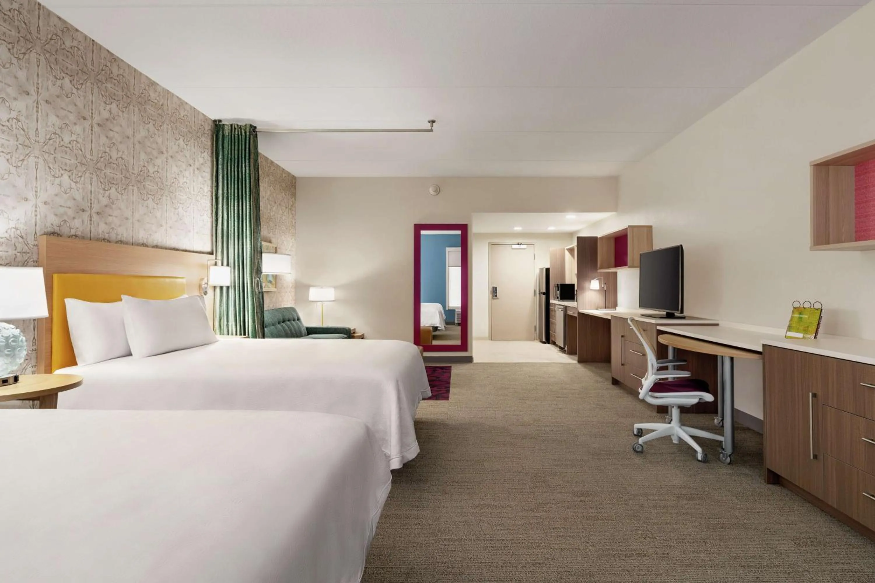 Bedroom, Bed in Home2 Suites By Hilton Glen Mills Chadds Ford