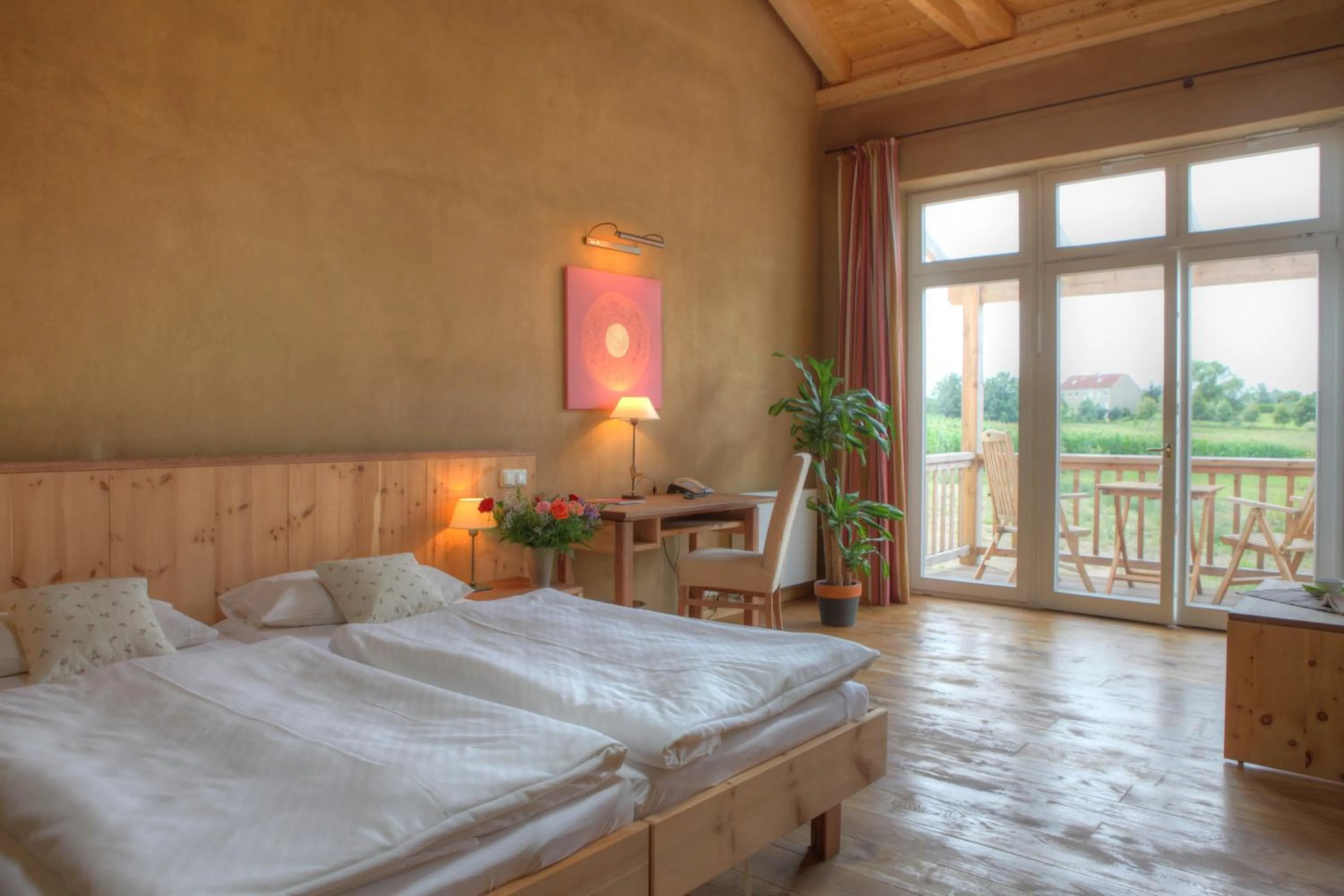 Bed in Hotel Gutshaus Parin - Bio- und Gesundheitshotel