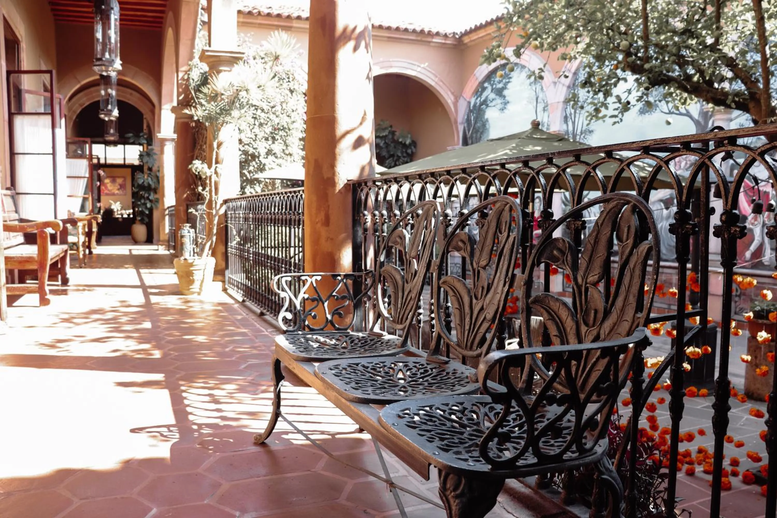 Patio in Mansion de los Sueños