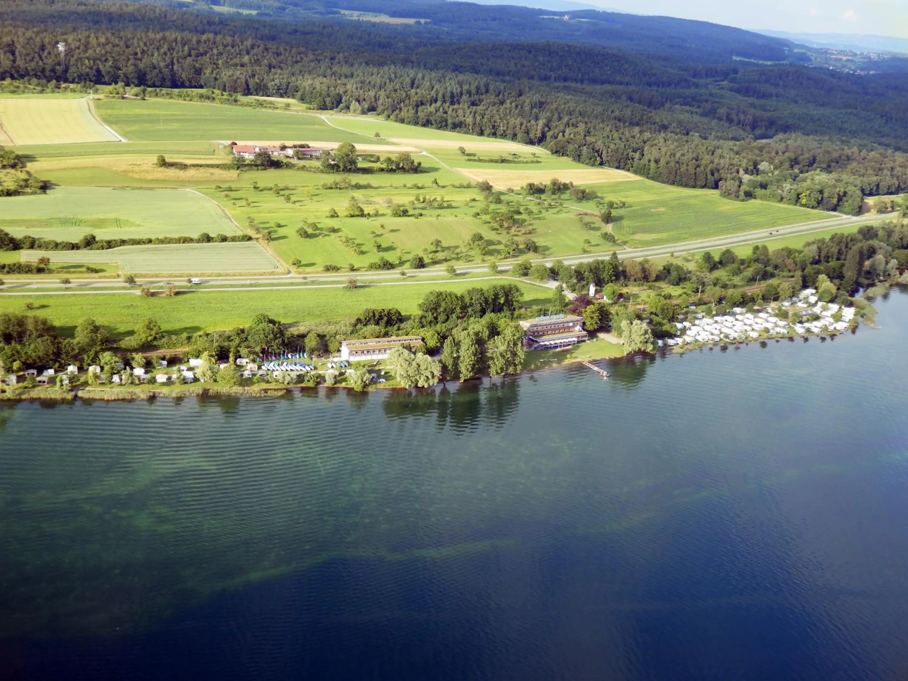 Bird's eye view in Naturfreundehaus Bodensee