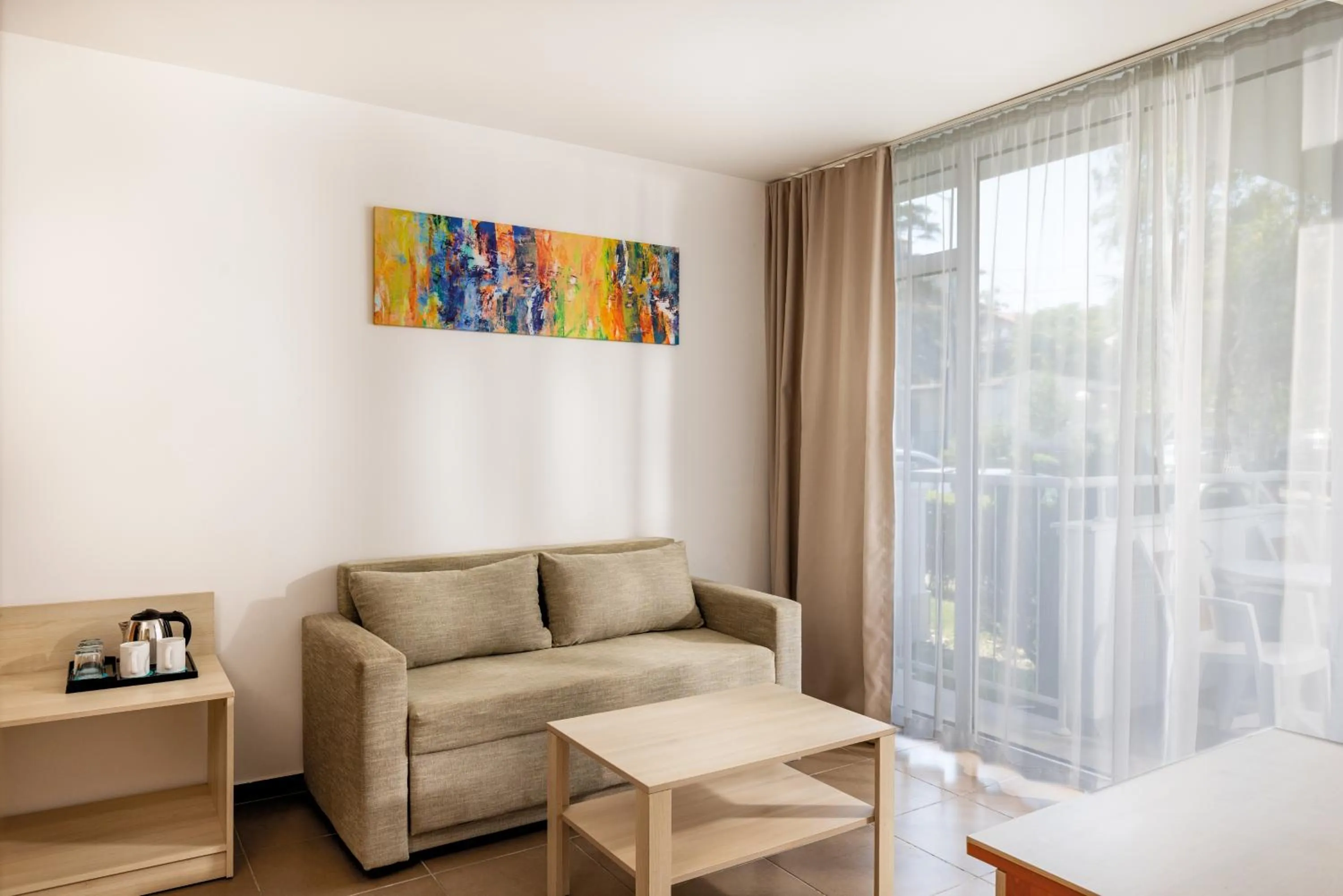 Seating area in AluaSun Helios Beach - All Inclusive