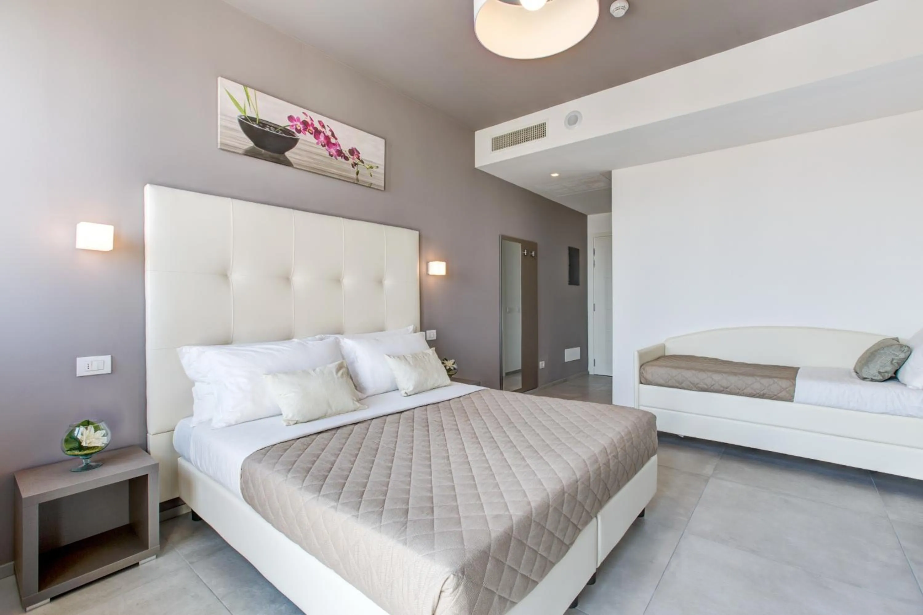 Bed in Hotel Villa Augustea