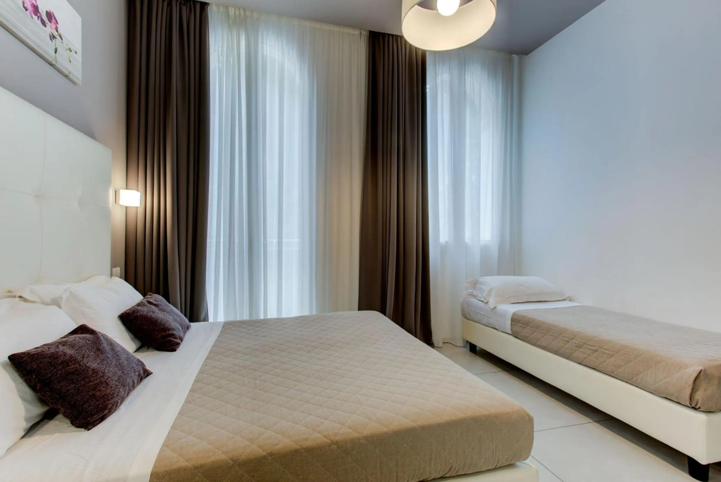 Bedroom, Bed in Hotel Villa Augustea