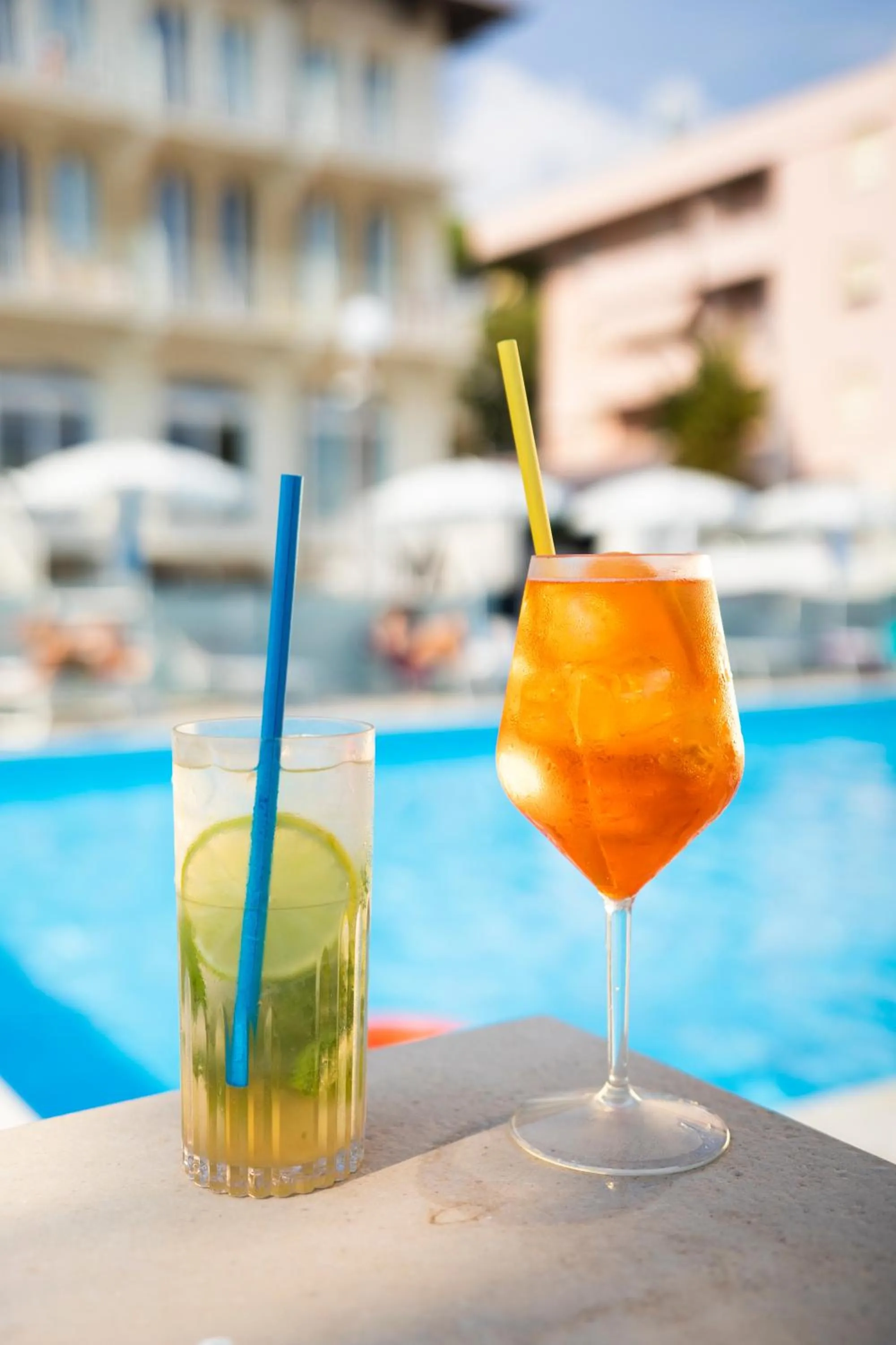 Swimming pool in Hotel Villa Augustea