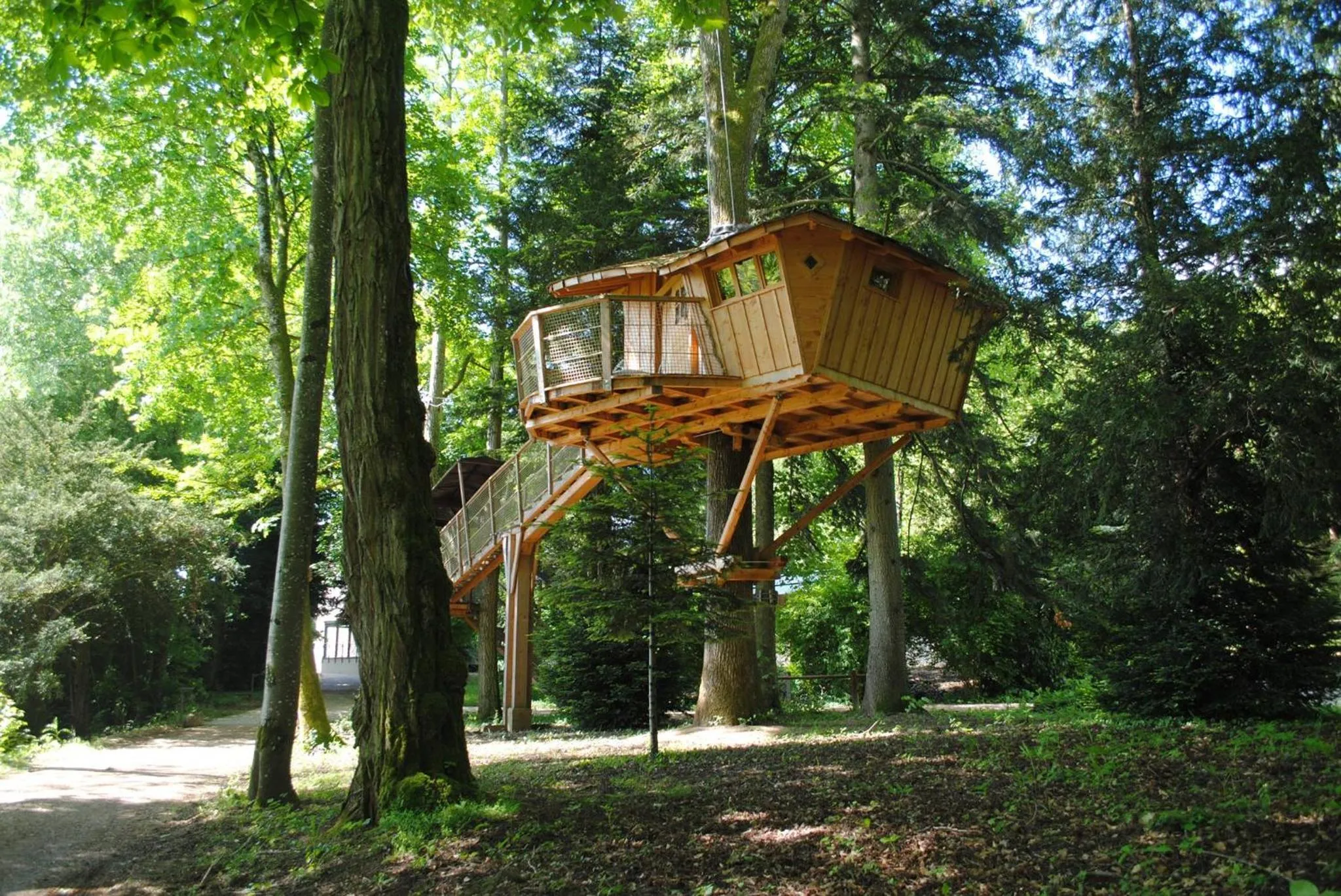 Natural landscape in Château de La Dame Blanche - Logis