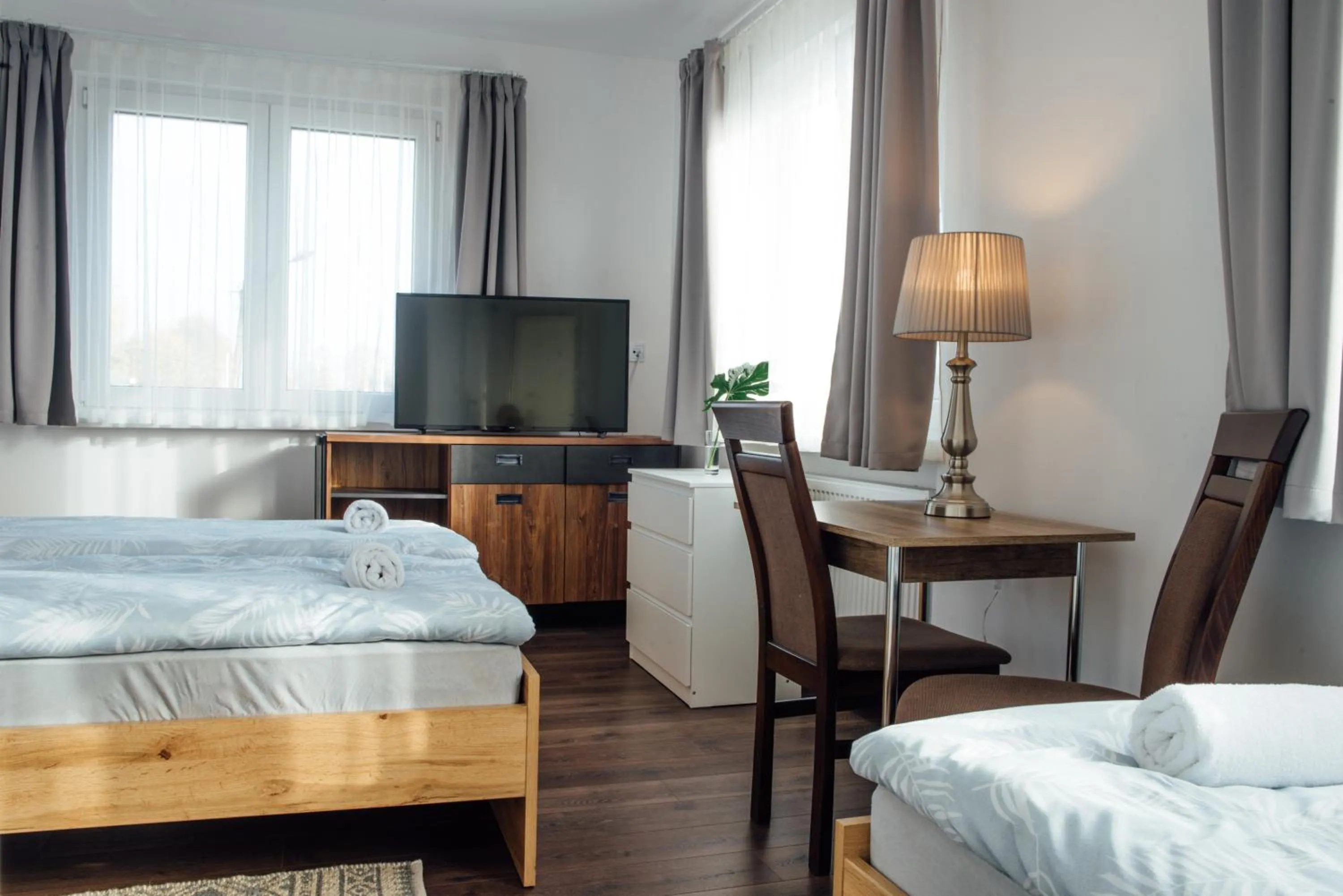 Bed in Motelik Janowski