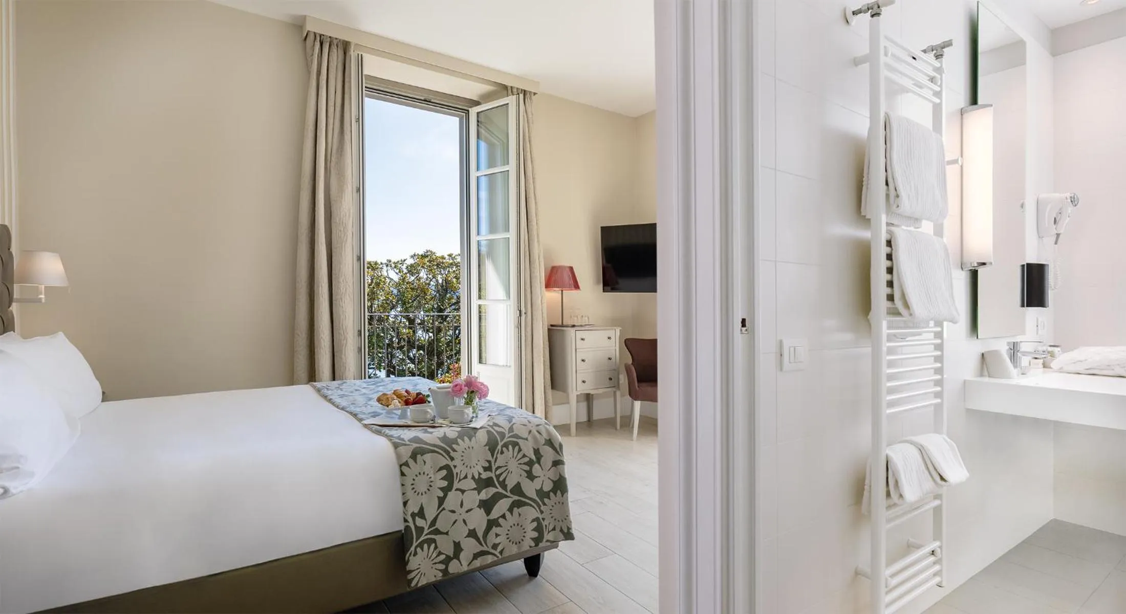 View (from property/room), Bed in Park Hotel Italia