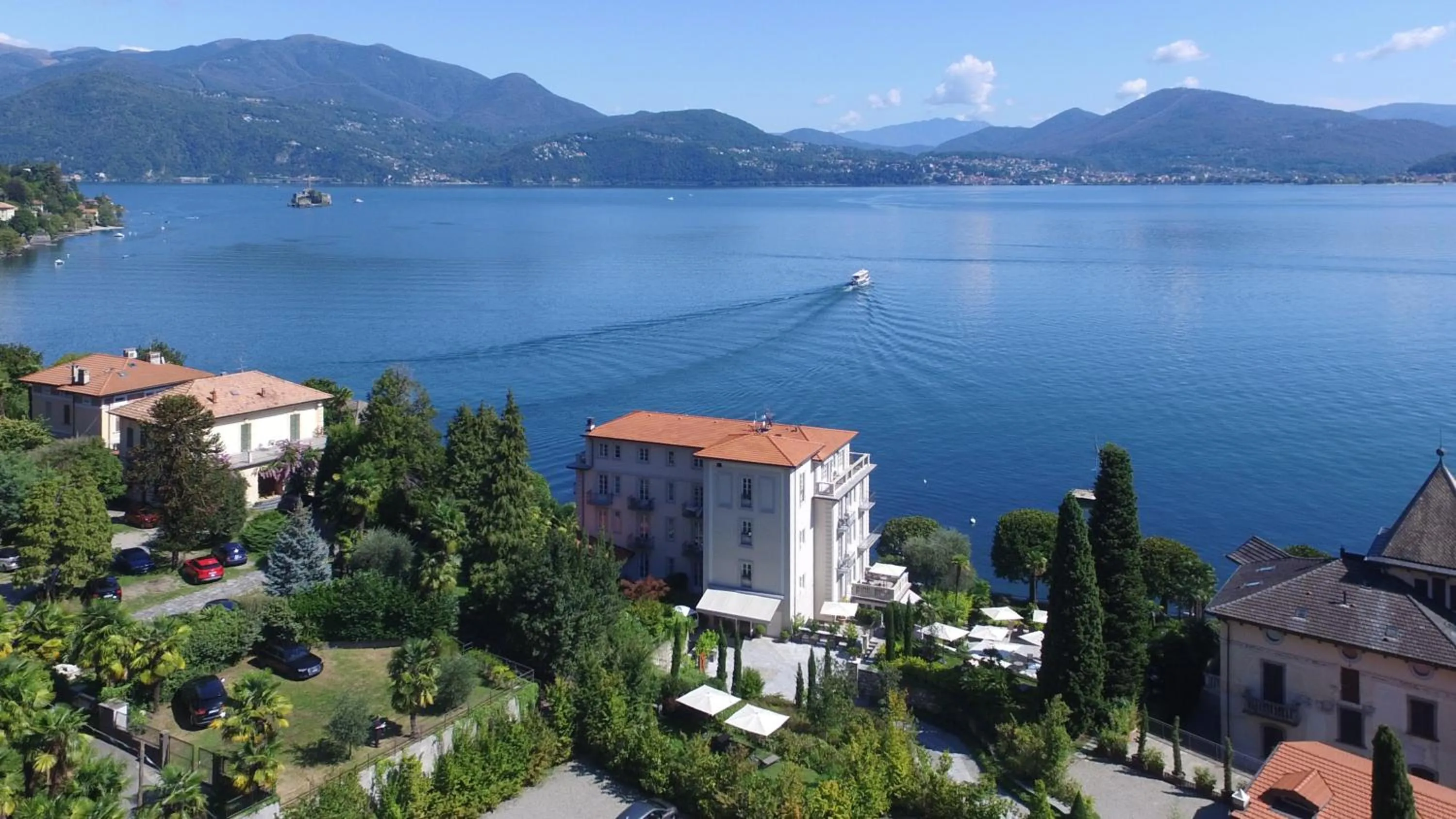 Lake view in Park Hotel Italia