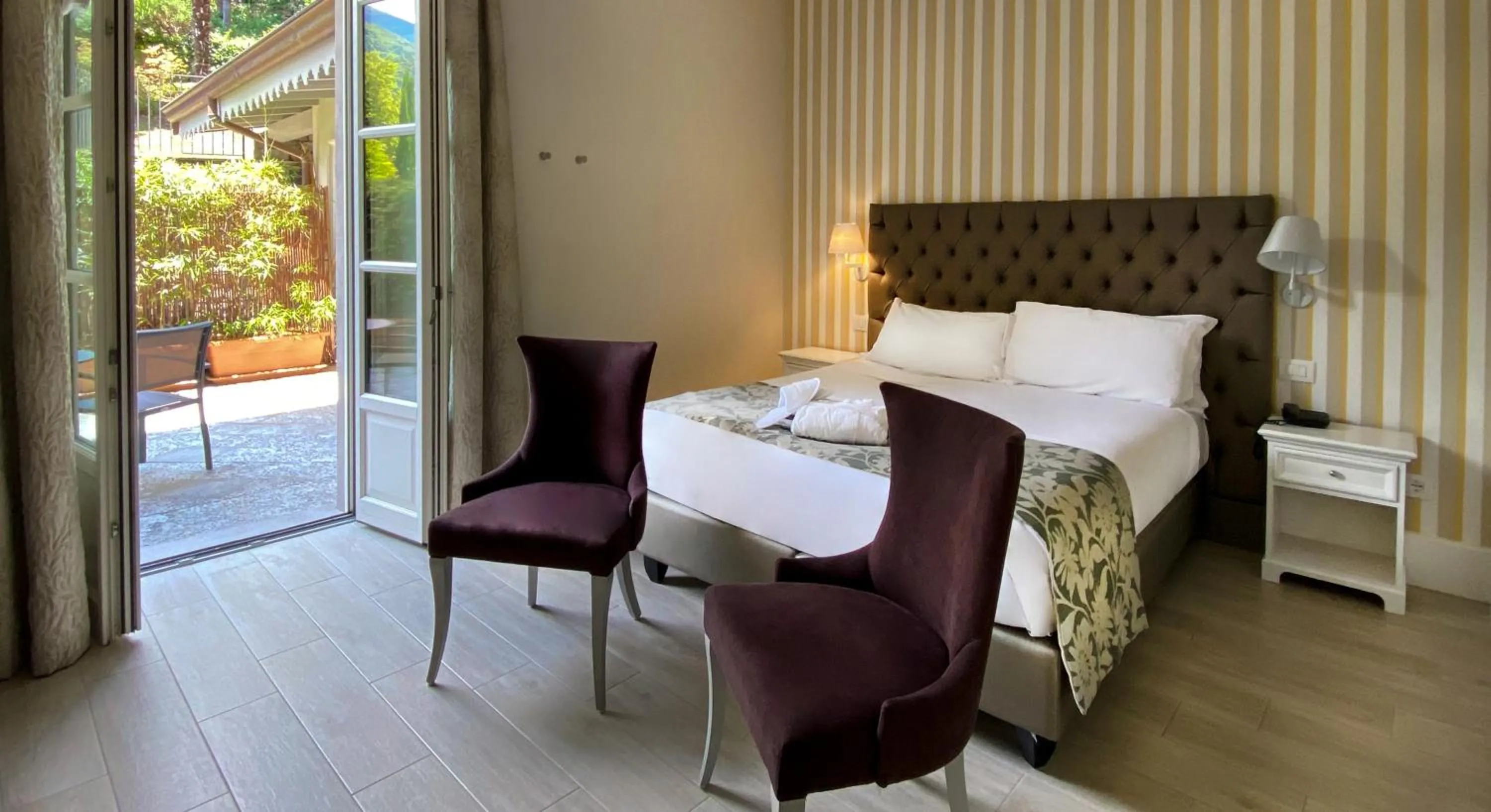 View (from property/room), Bed in Park Hotel Italia