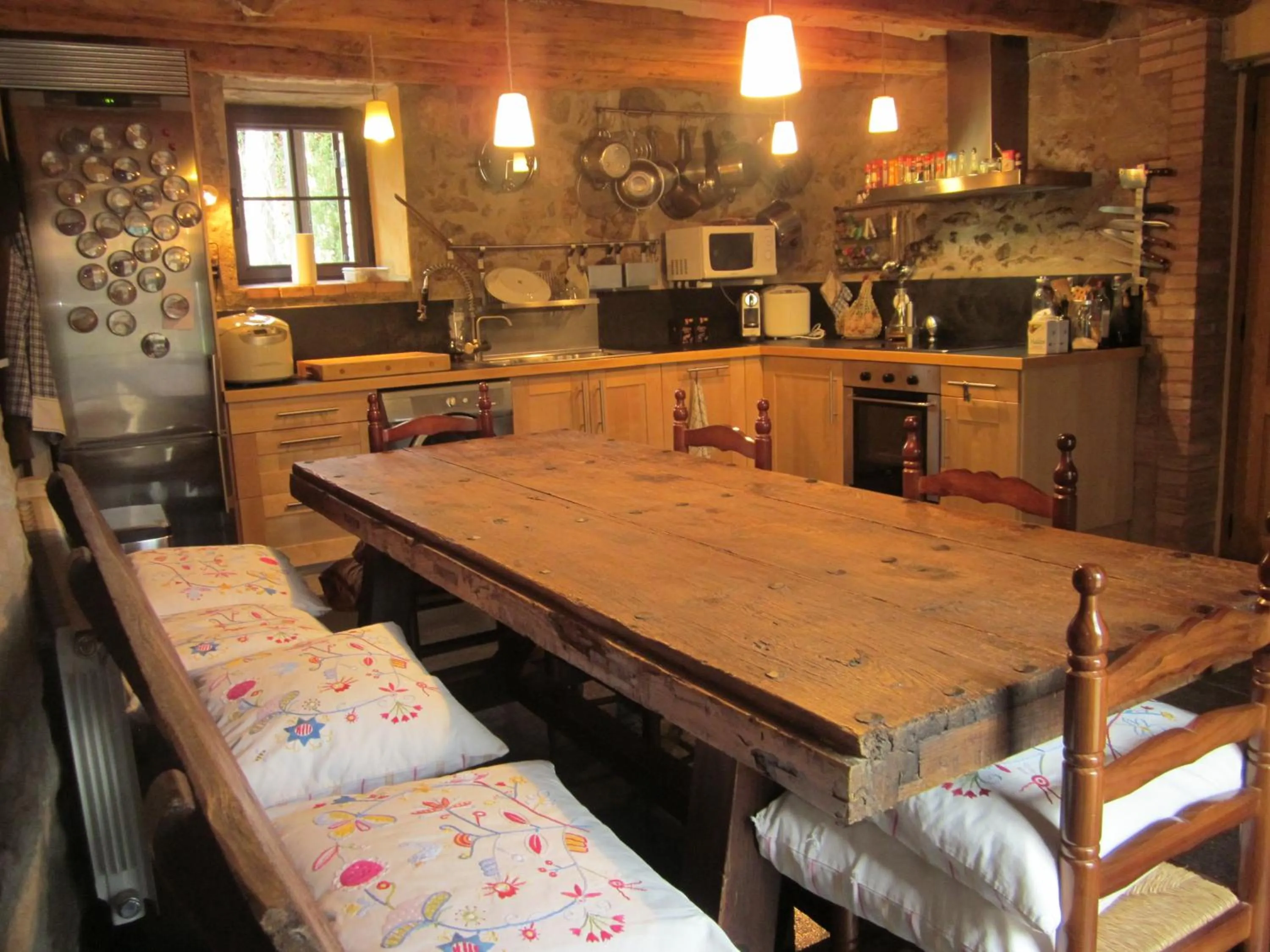 Dining area in Casa Horta