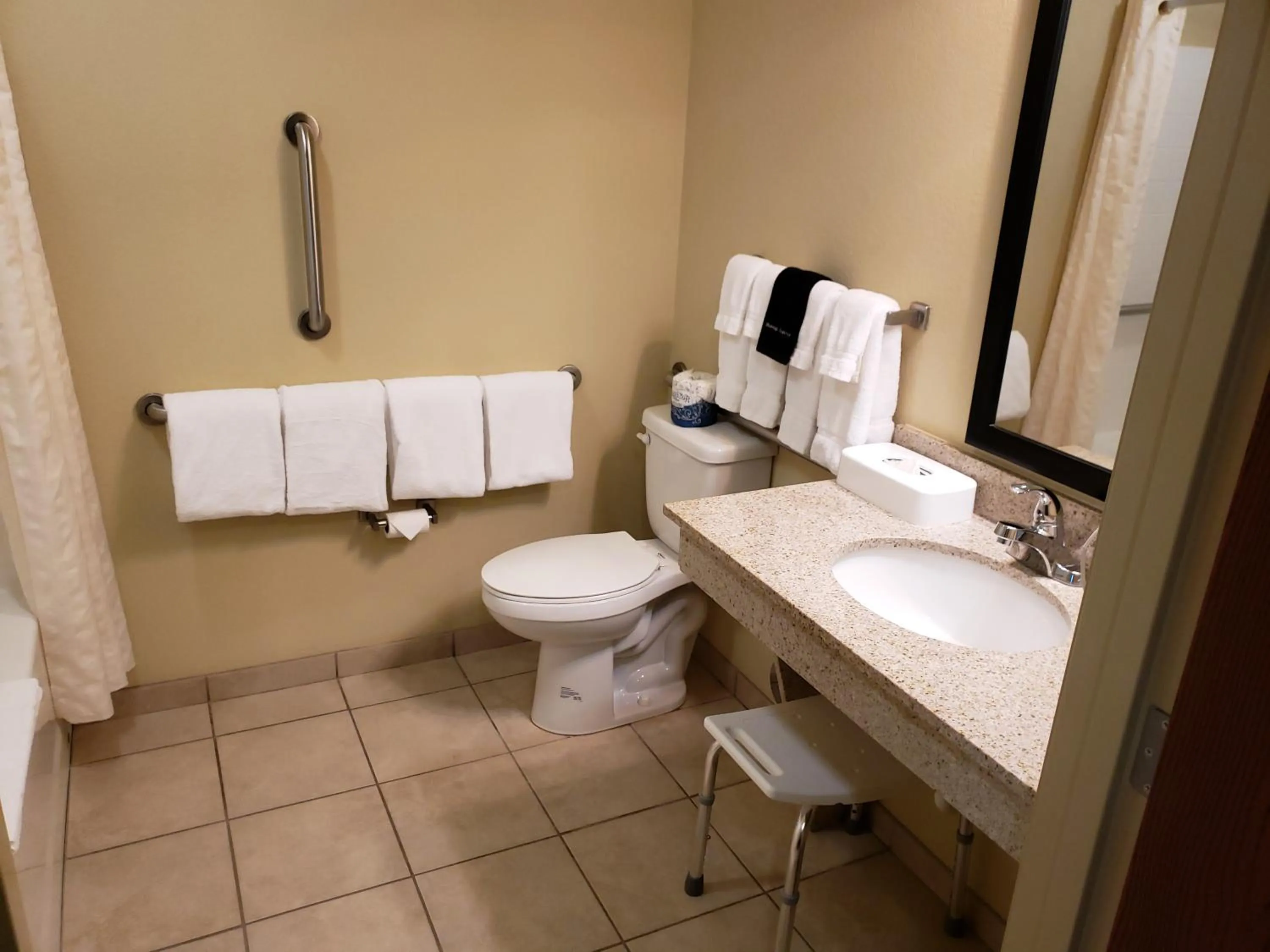 Toilet in Cobblestone Inn & Suites - Holyoke