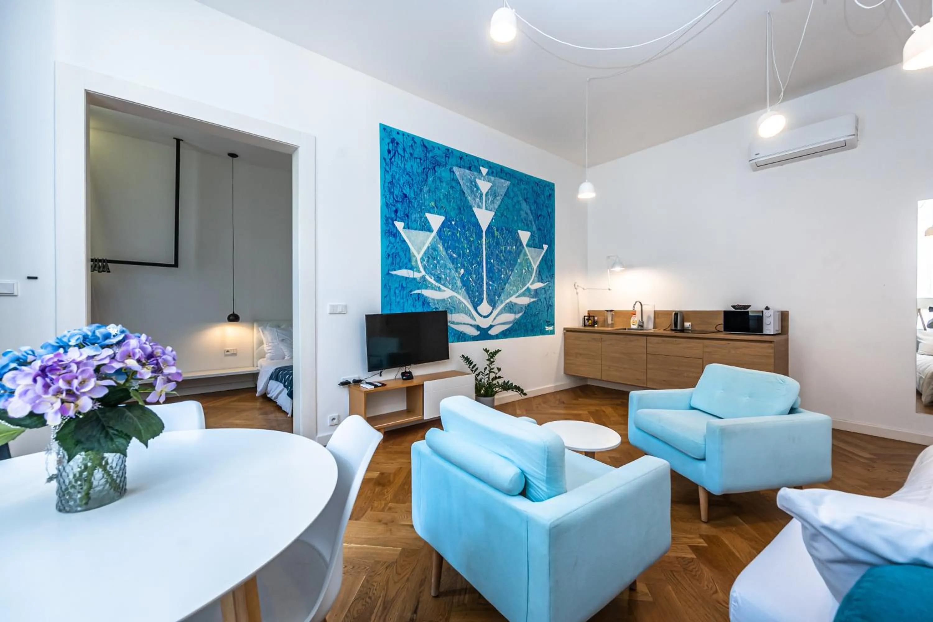 Bedroom in Apartrezidence Opletalova