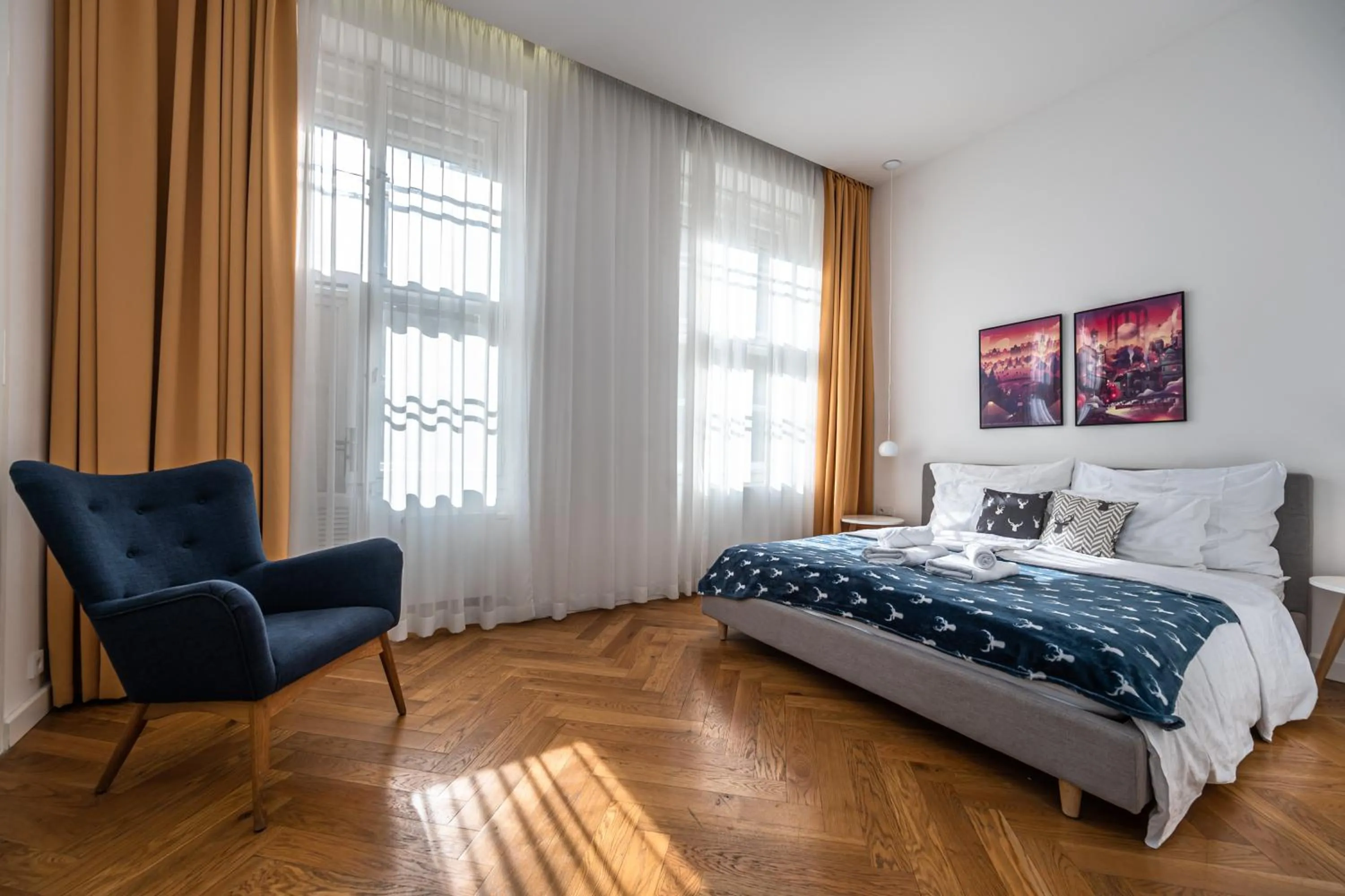 Photo of the whole room, Bed in Apartrezidence Opletalova