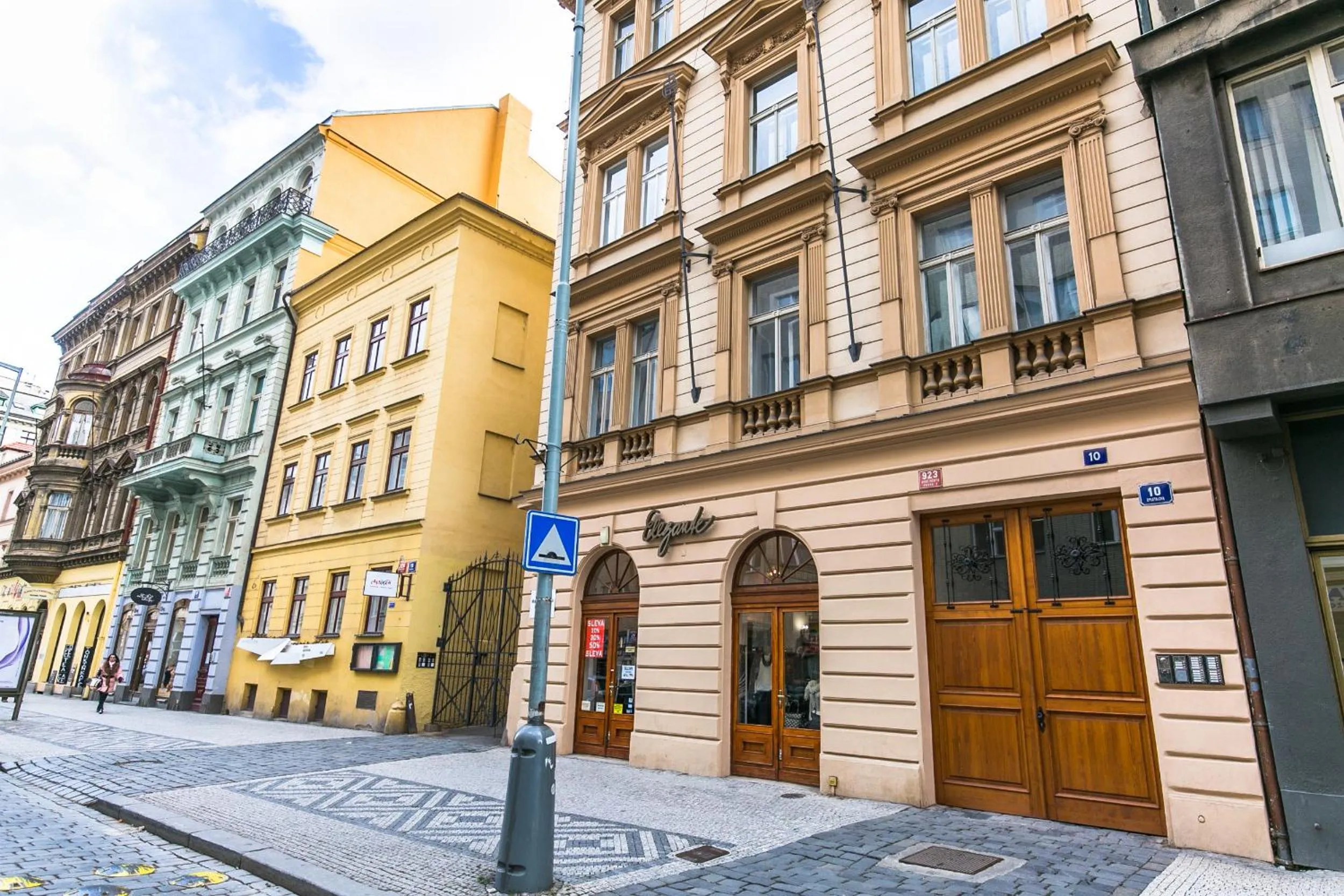 Facade/entrance in Apartrezidence Opletalova